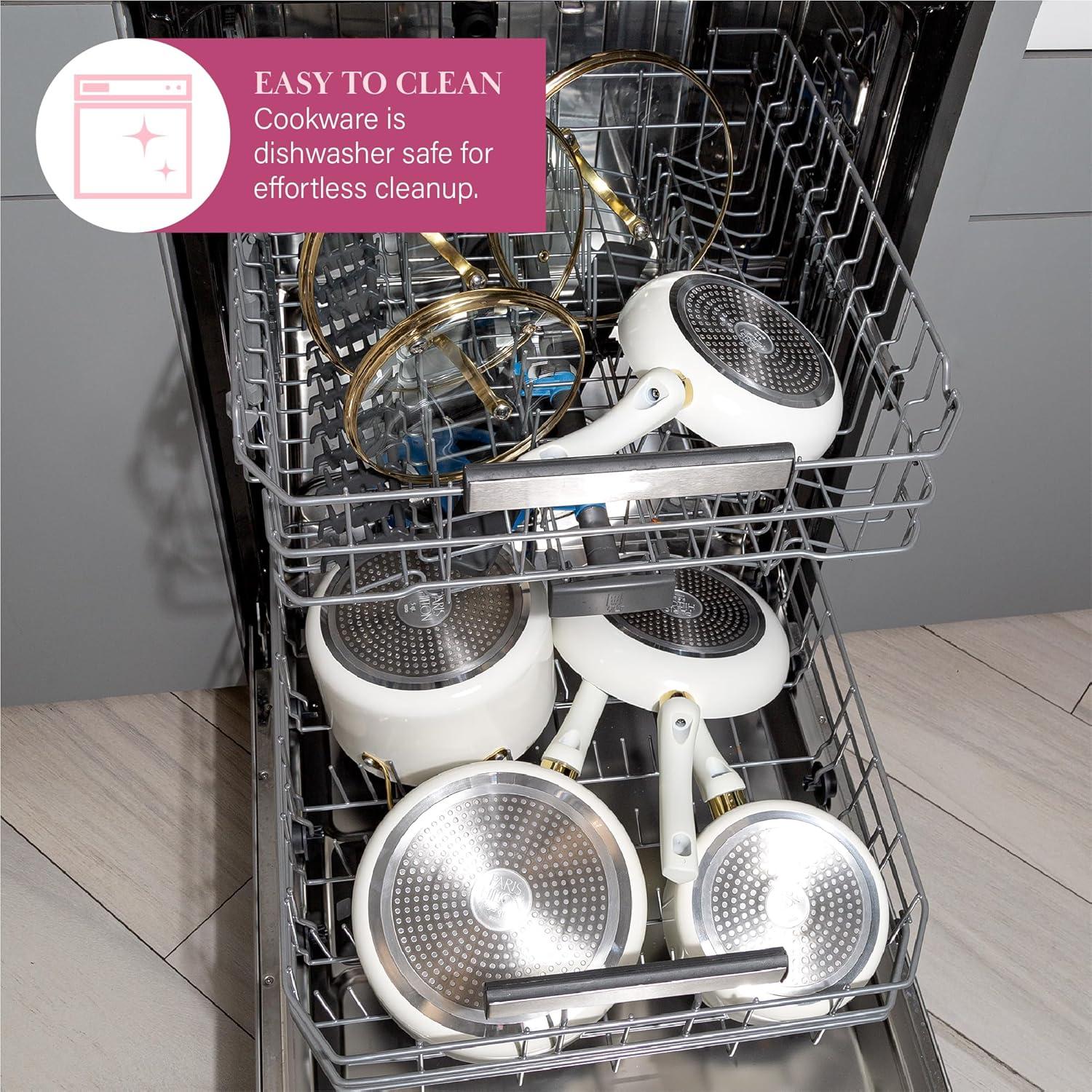 Juego de Ollas y Sartenes Paris Hilton 12 Piezas Antiadherente