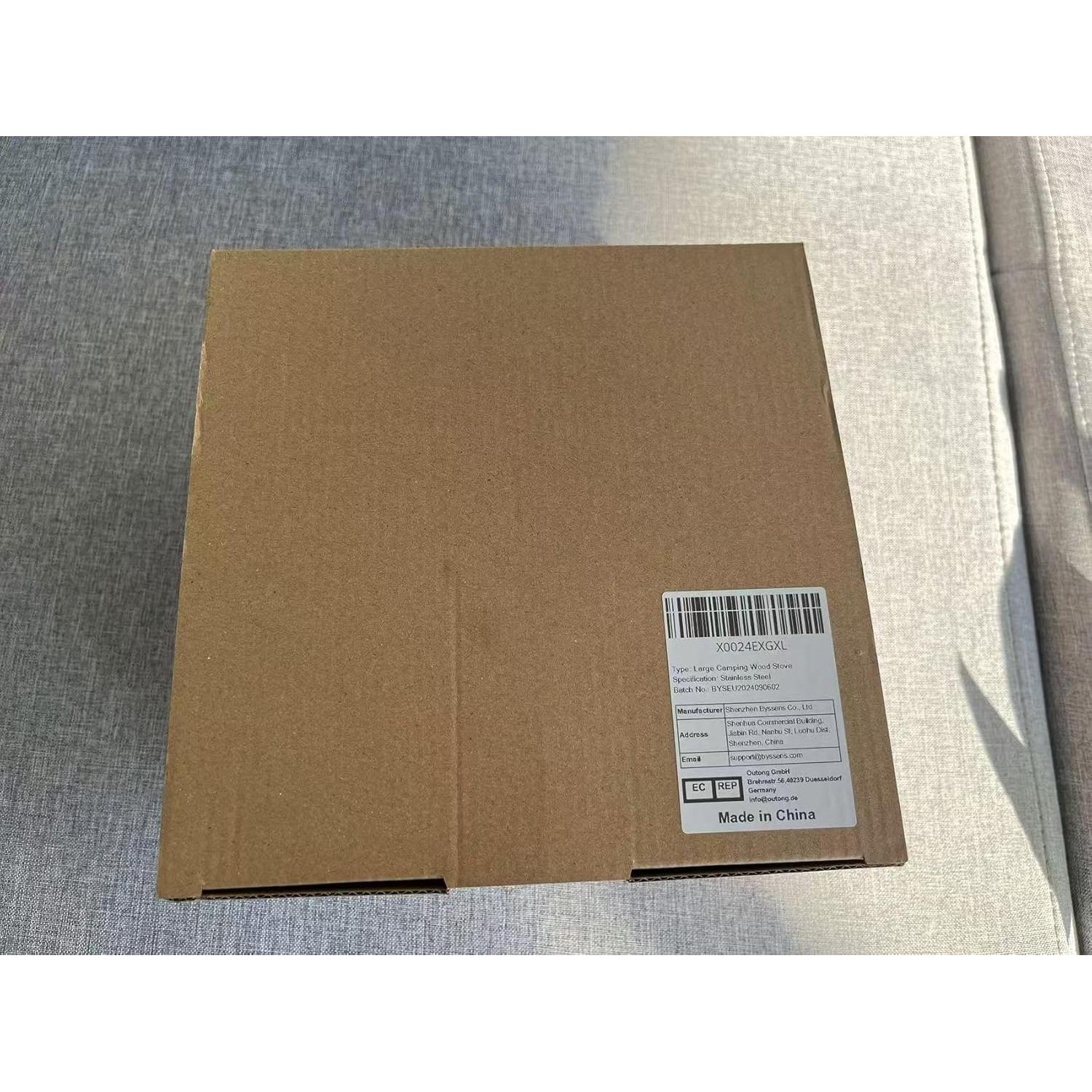 Estufa de Madera Camping Bestargot Extra Grande Portátil