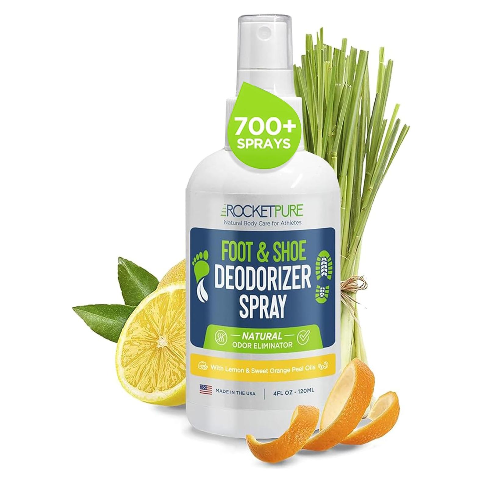 Rocket Pure Desodorante Natural para Pies y Zapatos 118ml - Limón