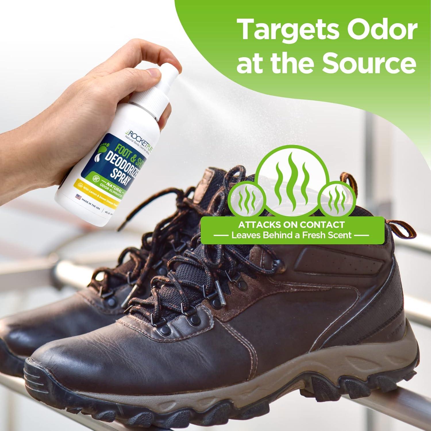 Rocket Pure Desodorante Natural para Pies y Zapatos 118ml - Limón