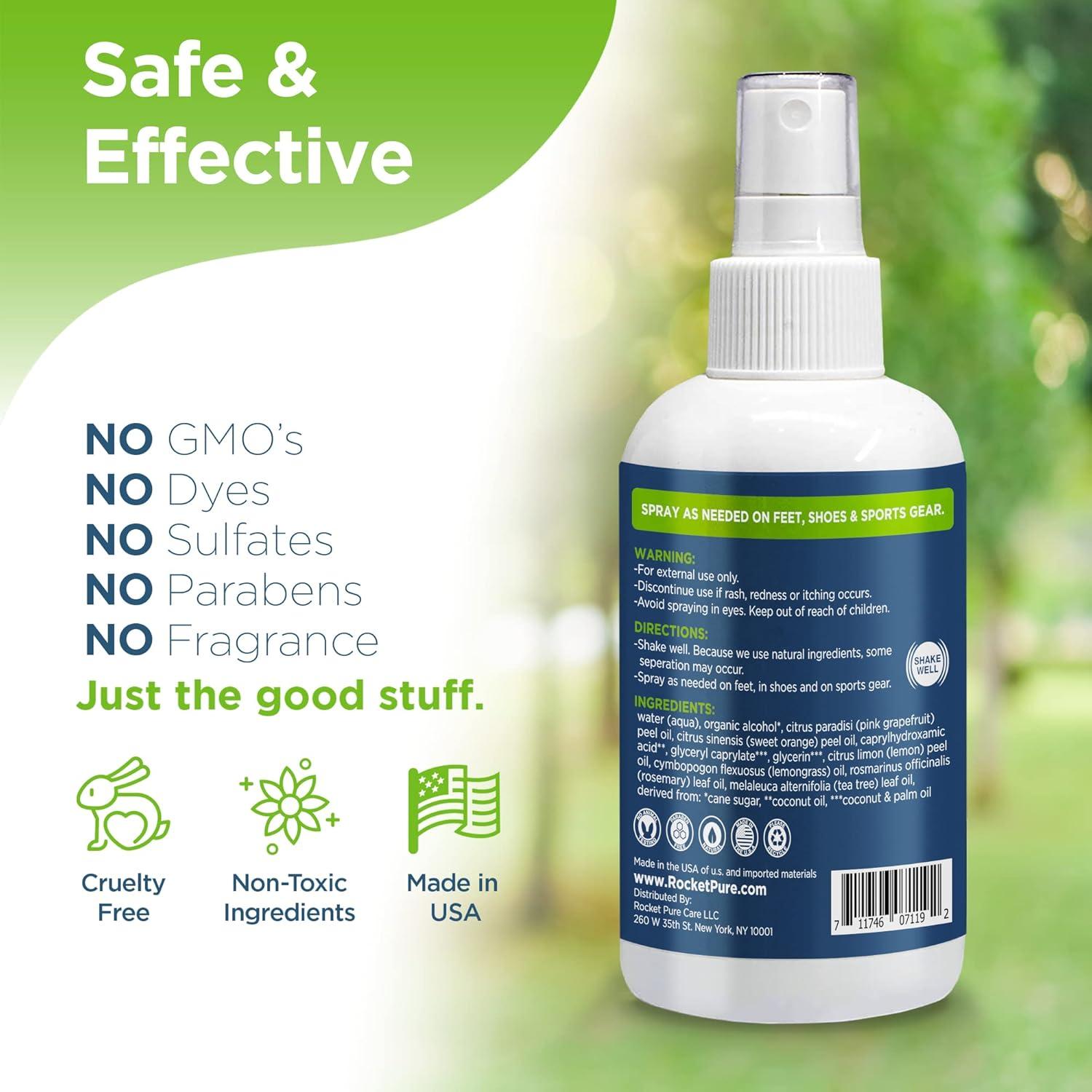 Rocket Pure Desodorante Natural para Pies y Zapatos 118ml - Limón
