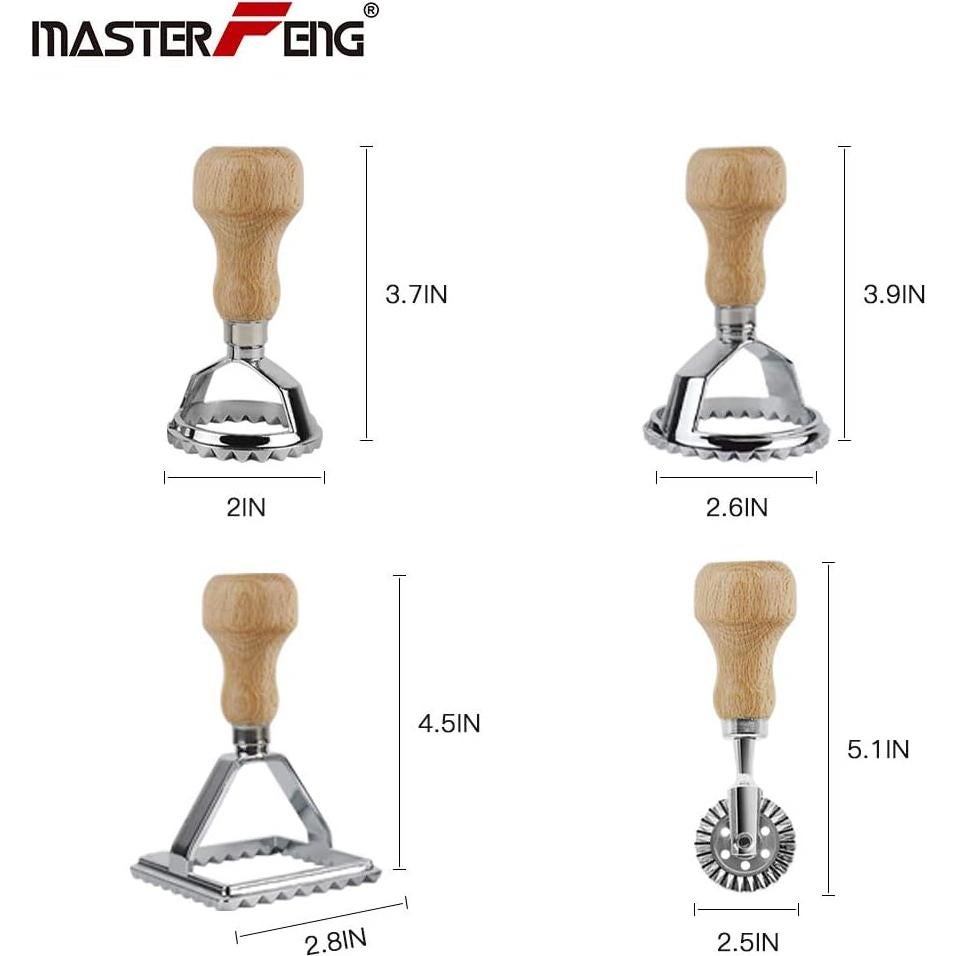 Cortador de Ravioles MASTER FENG MF-1246 con Rodillo