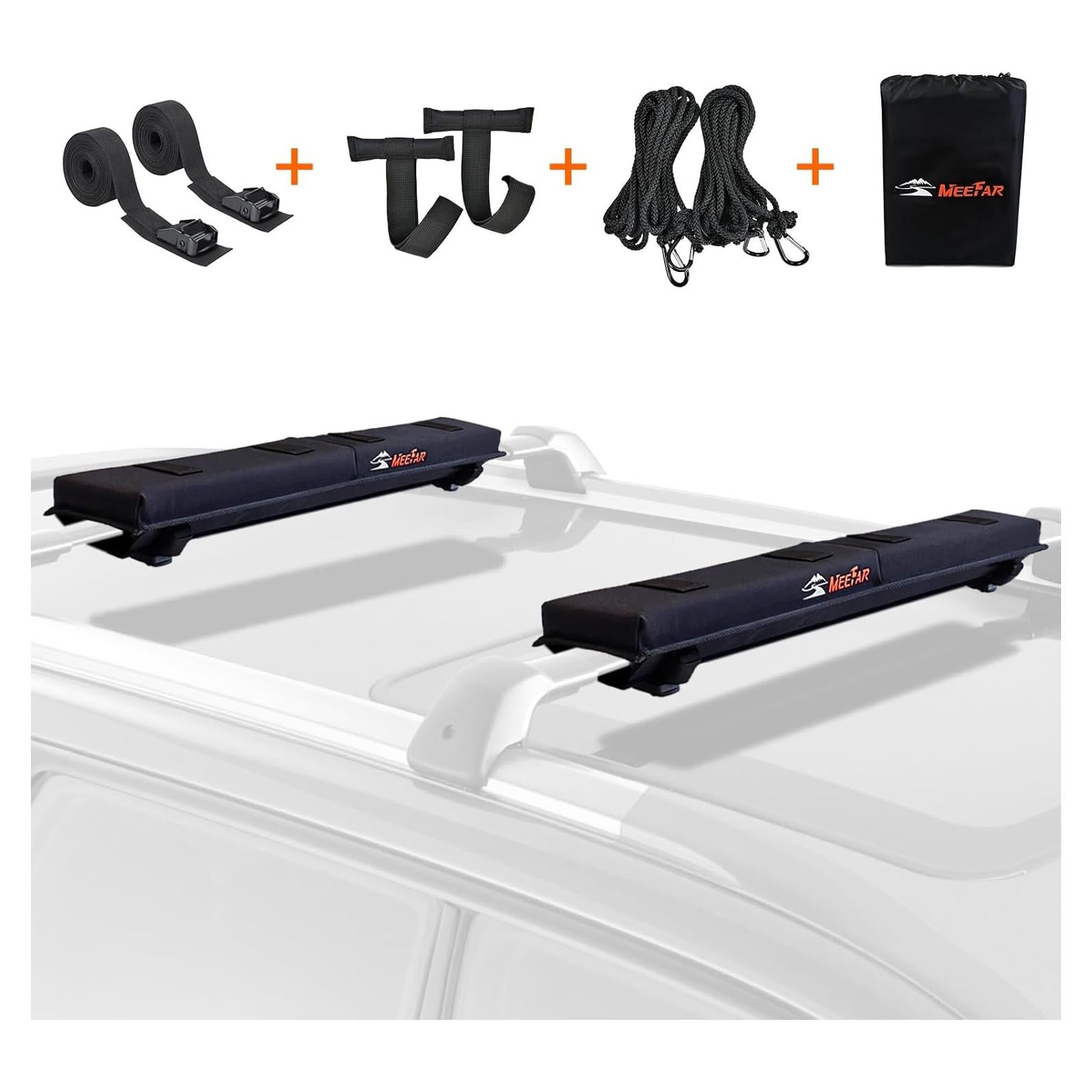 Almohadillas Universales MeeFar para Barras de Techo 76.2 cm