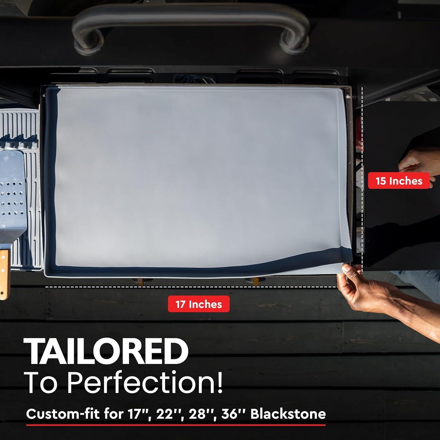 Cubierta de Silicona Tibi Ipsi 43 cm para Plancha Blackstone