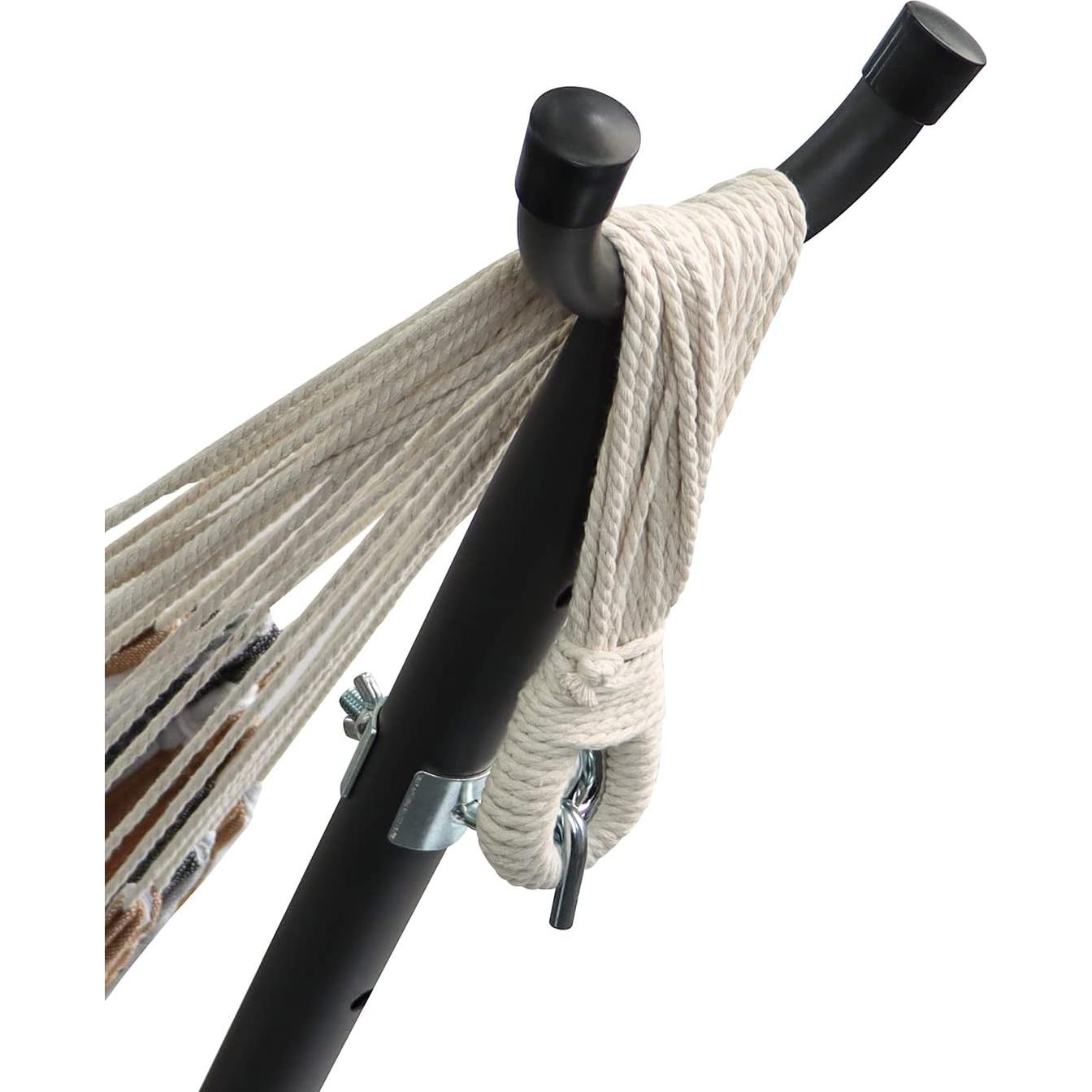 Hamaca Doble Amazon Basics con Soporte de Acero 213 kg