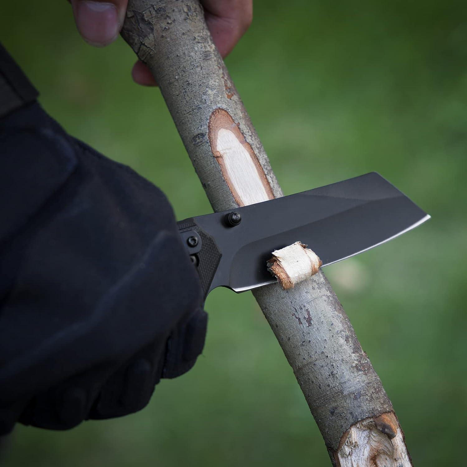 Cuchillo de bolsillo FLISSA táctico plegable 8.89 cm G10