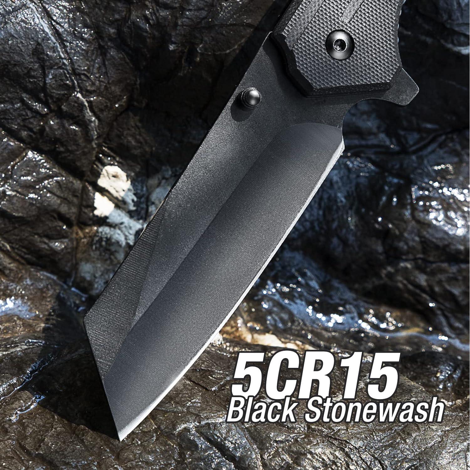 Cuchillo de bolsillo FLISSA táctico plegable 8.89 cm G10