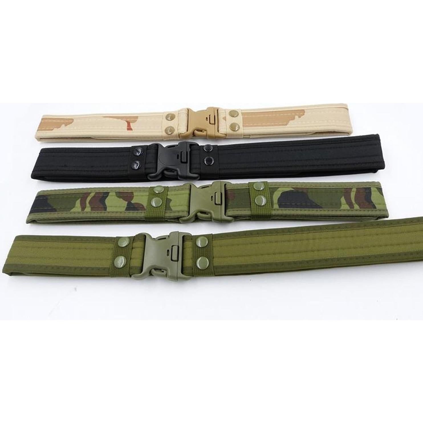 Cinturón Táctico Militar Nylon Ajustable para Hombres