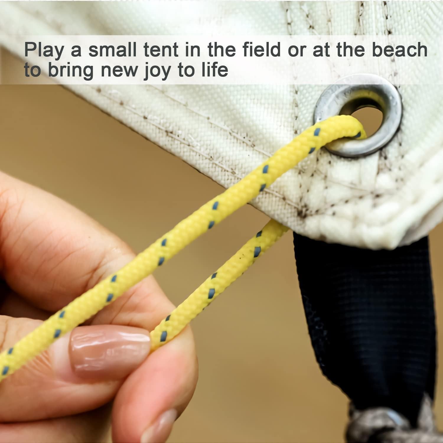 Cuerdas de Tienda Smithok 4mm 8 Piezas con Tensores Aluminio