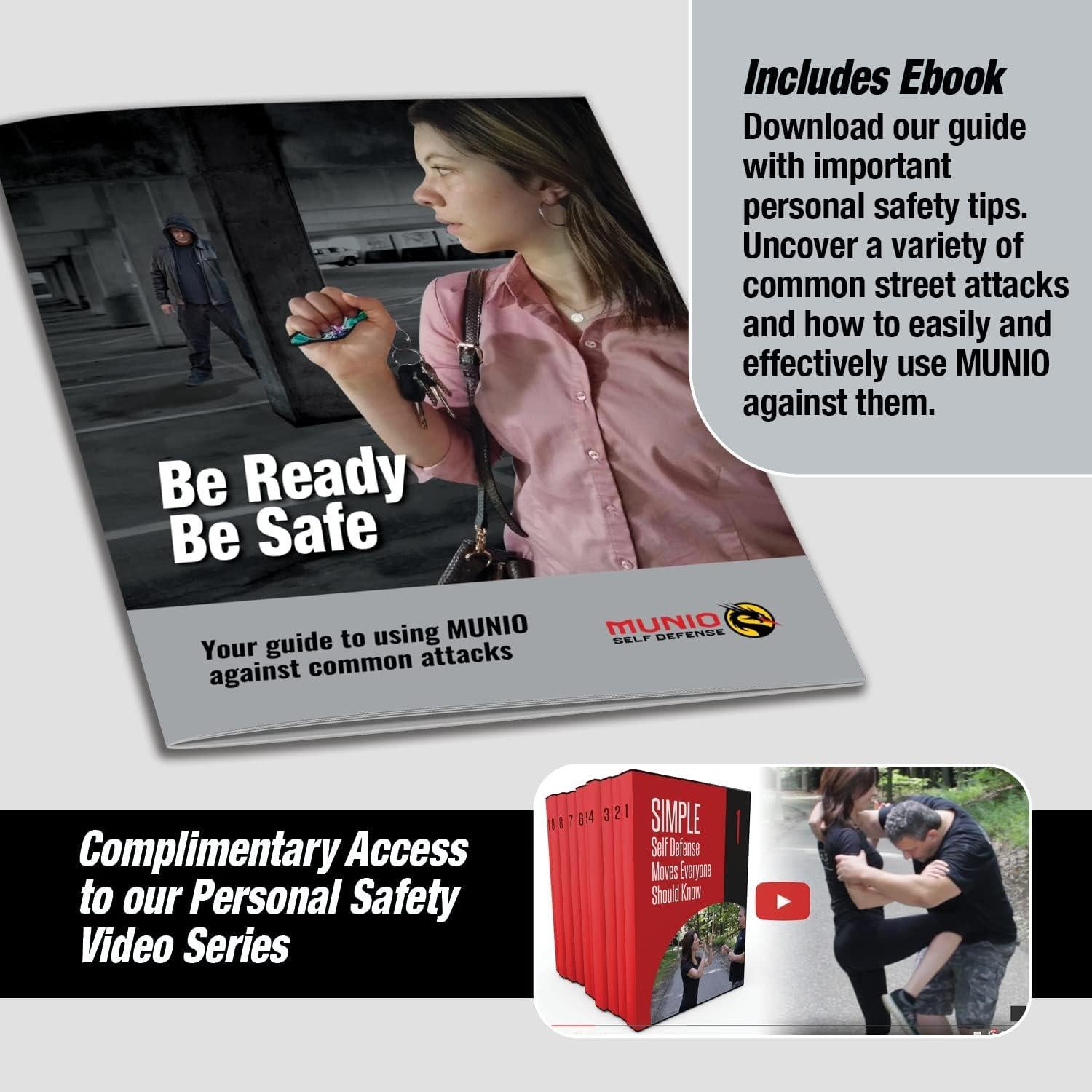 Kit de Defensa Personal MUNIO Original - Kubotan Portátil