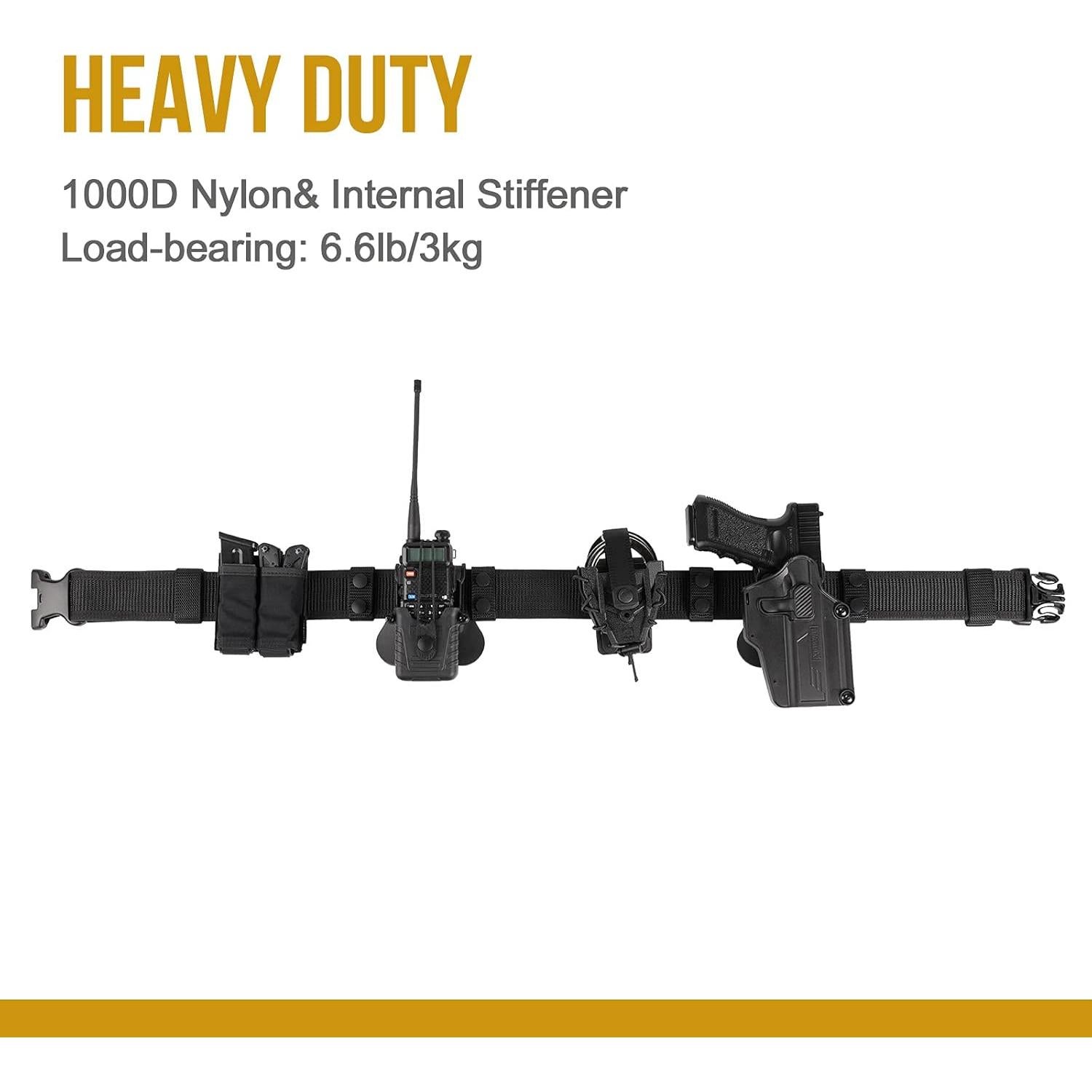 Cinturón de Deber VISMIX 2" Nylon Ajustable Seguridad