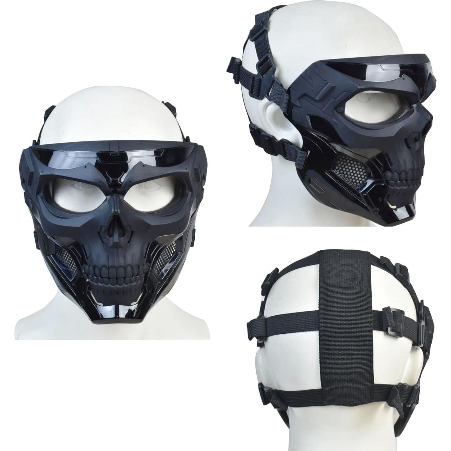 Máscara Táctica Completa Hdlsina HL-31 con Auriculares