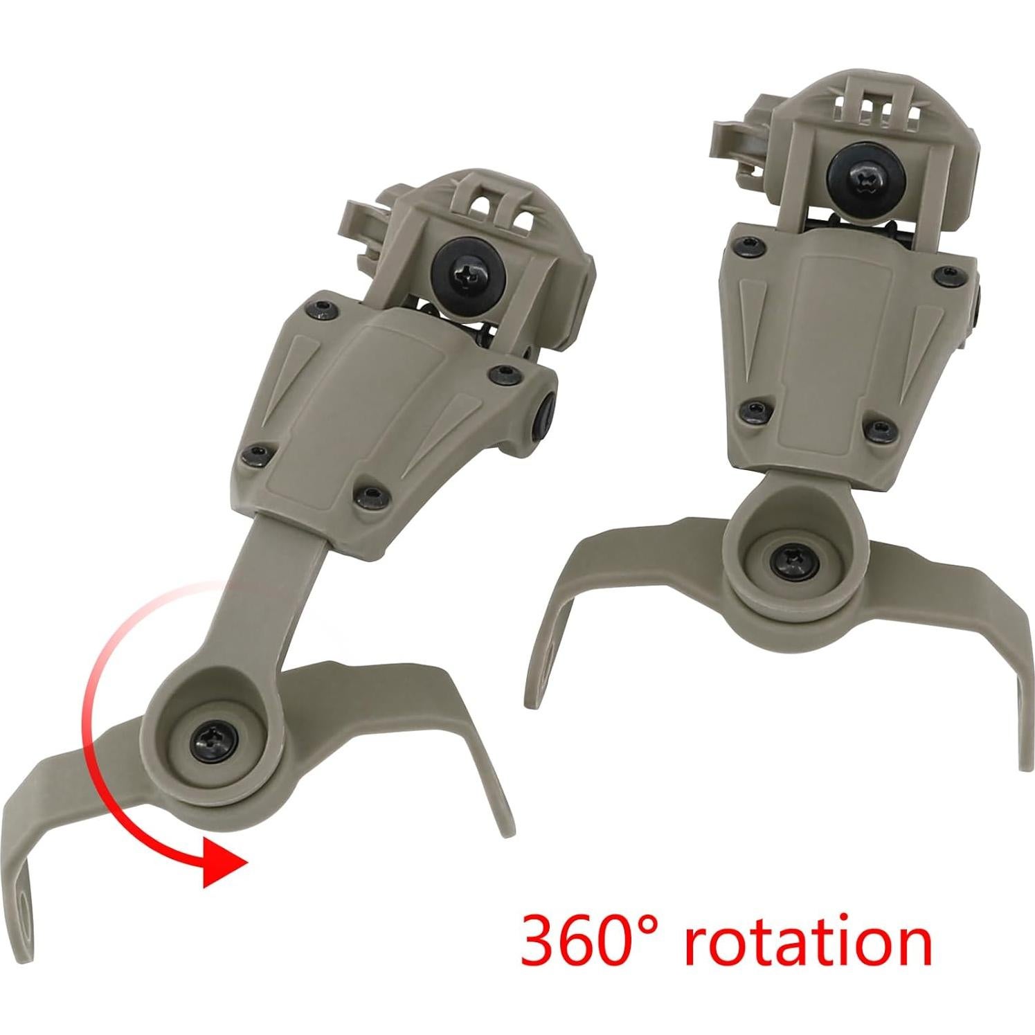 Adaptador de Rail ARC HEARFALCOM para Cascos Tácticos