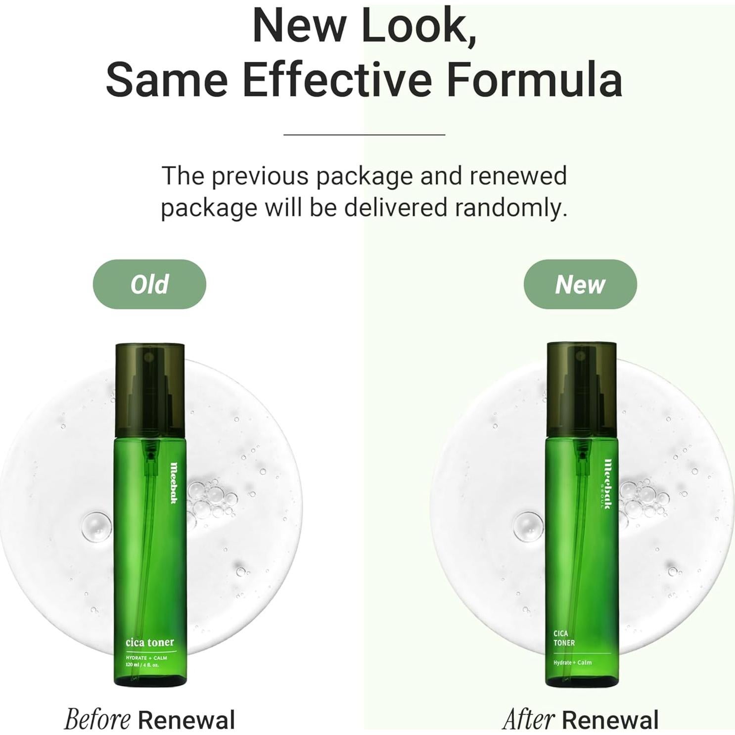 Meebak CICA Toner Spray | Korean Face Mist | Facial Spray with Centella Asiatica & Vitamin E | Soothing Face Toner for Sensitive, Oily, and Combination Skin | 4 fl oz