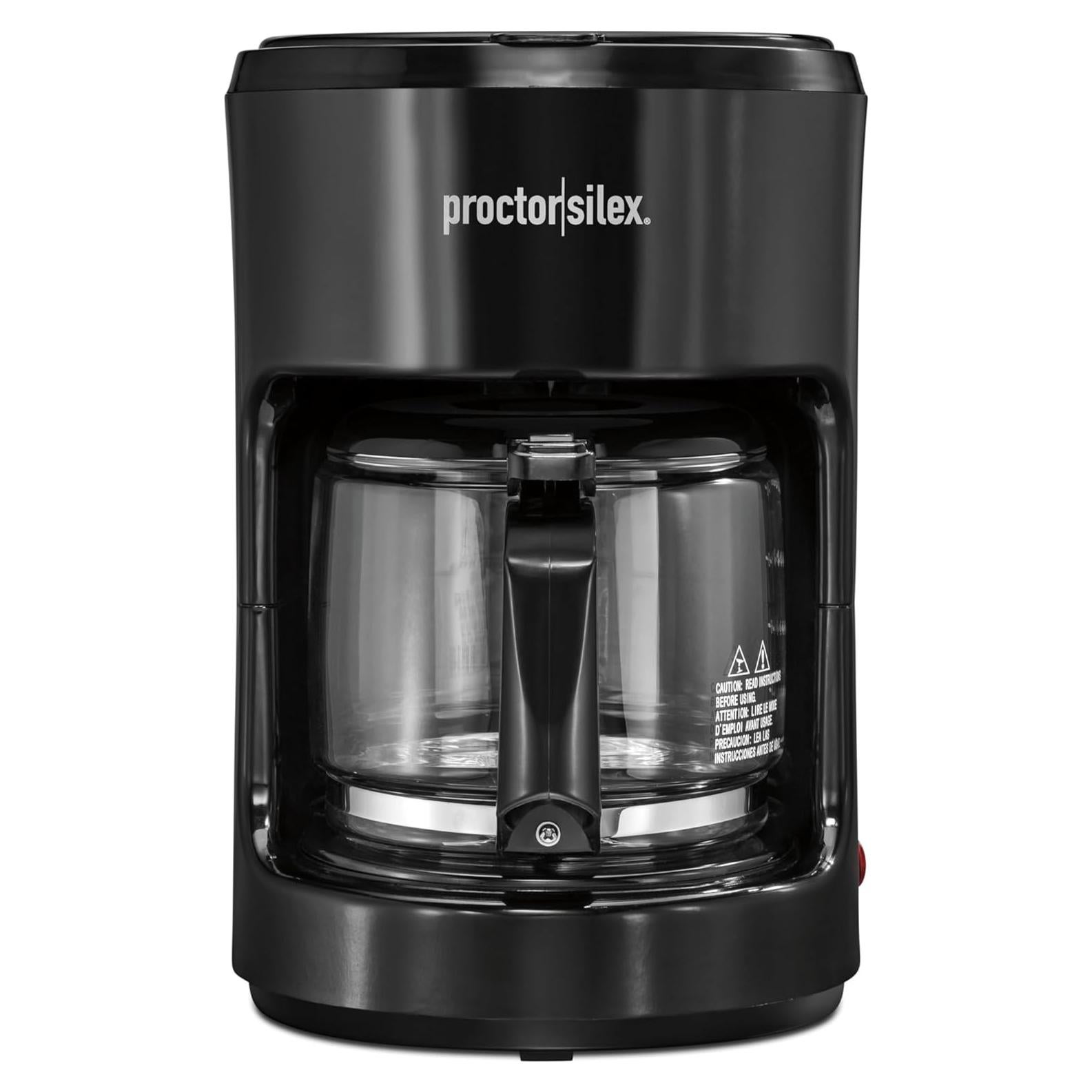 Cafetera Proctor Silex 10 Tazas, Compatible con Alexa, Negro