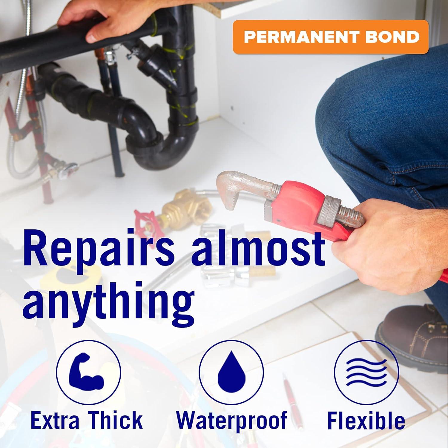 Cinta Impermeable Negra Better Boat 4" x 4.57 m para Filtraciones