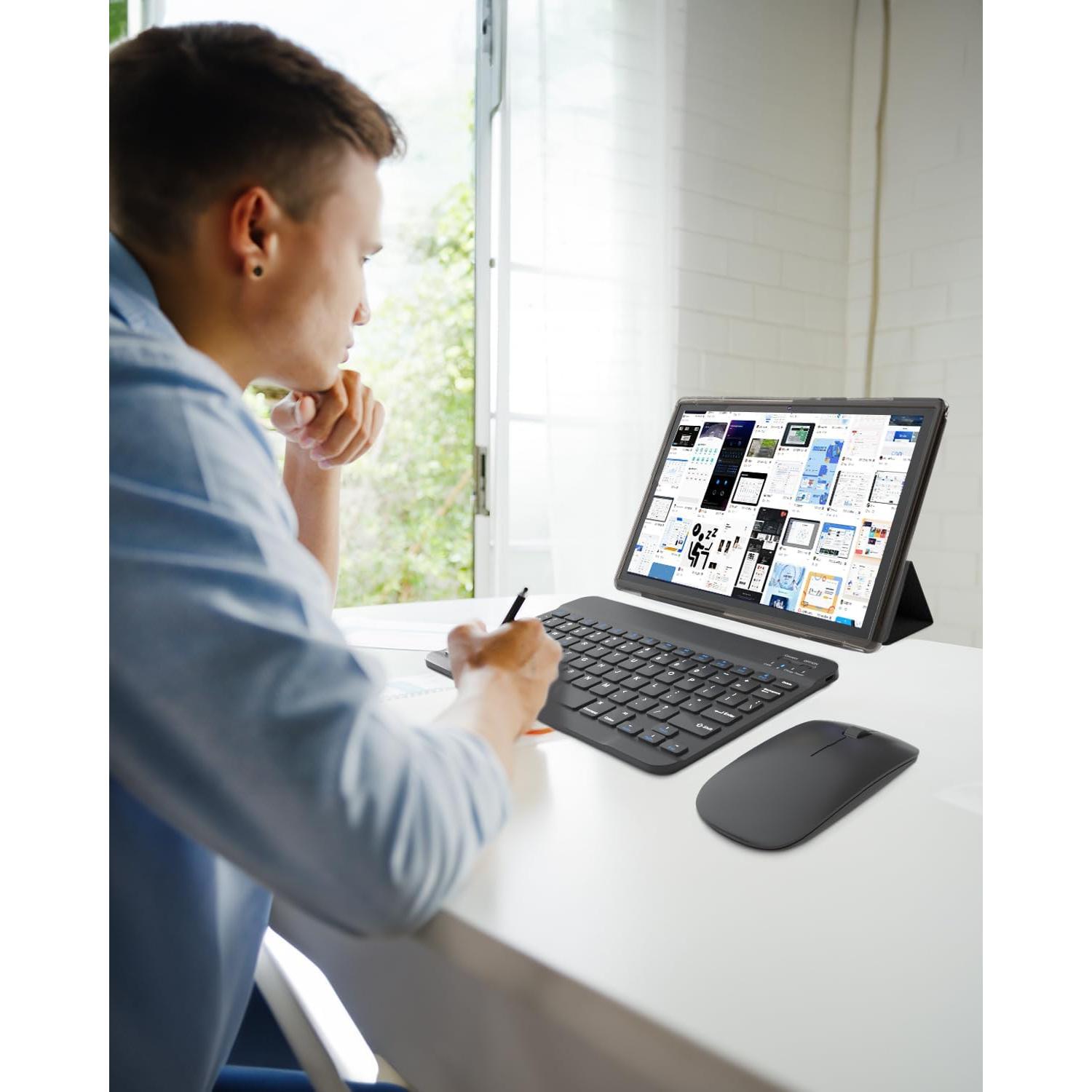 Tableta 2 en 1 ZZB ZB10 10.1" Android 14 6GB RAM 32GB ROM