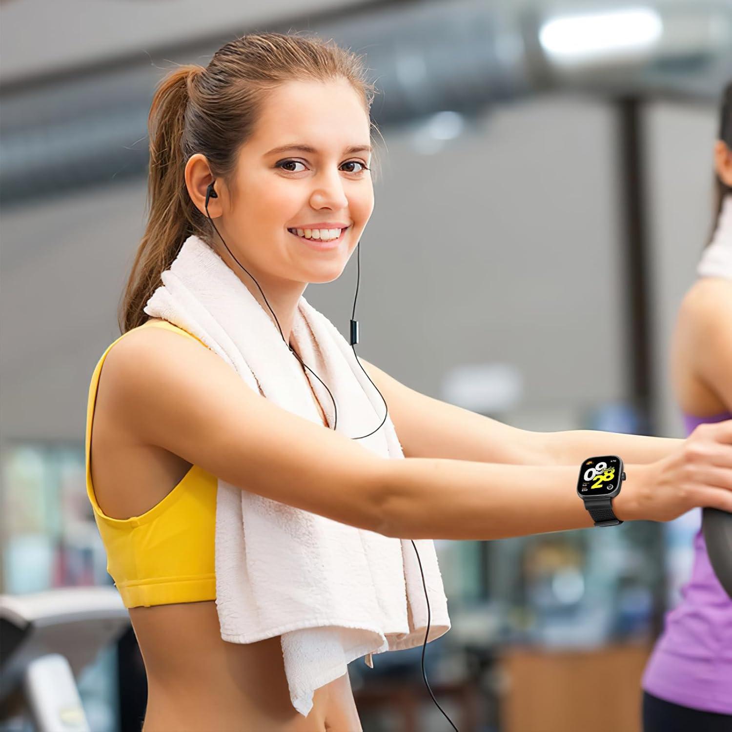 Bandas de Nailon Ajustables Relting para Redmi Watch 4 y Xiaomi Smart Band 8/9 Pro - 2 Piezas