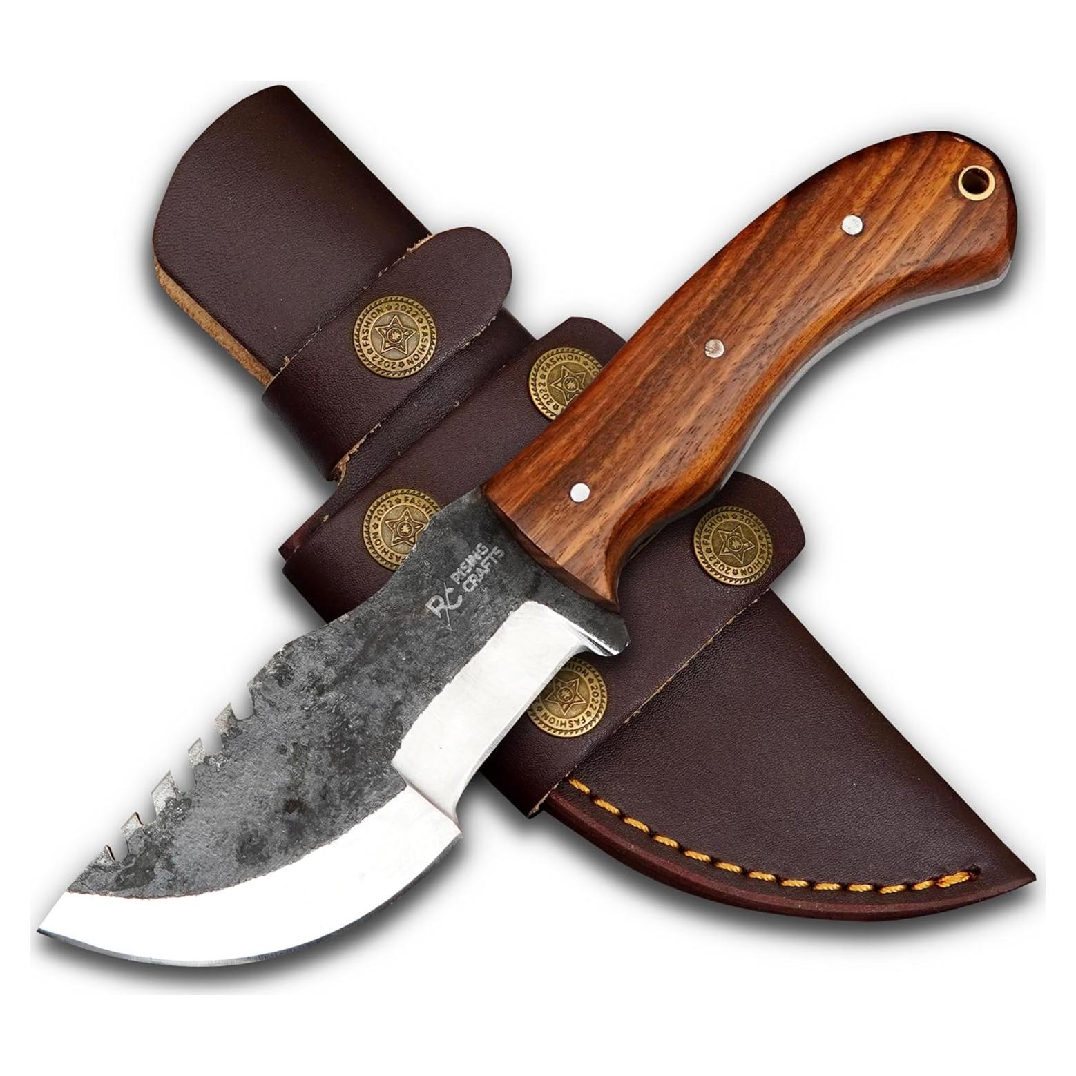 Cuchillo Tracker Rising Crafts 21.6 cm Full Tang Caza Camping