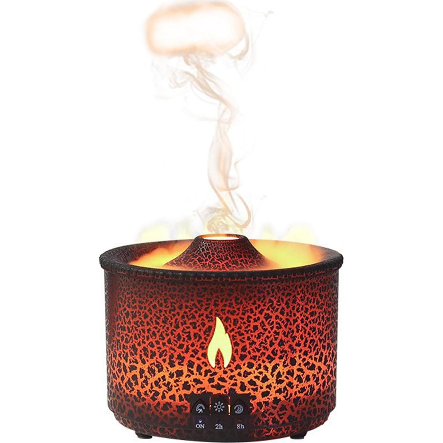 Difusor Humidificador Volcano MINGPINHUIUS 300ml Silencioso