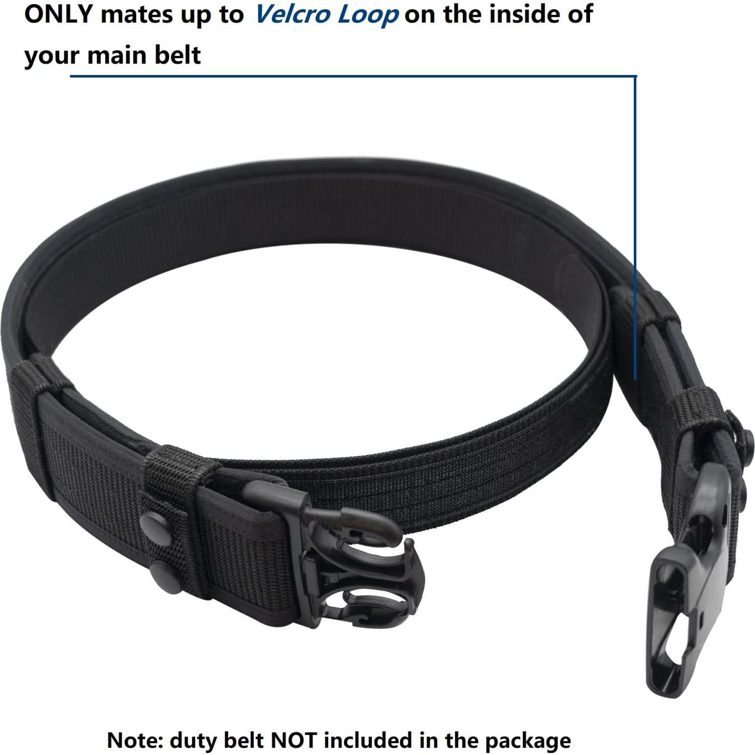 Gancho de Cinturón Interior Dotacty 5,72 cm Negro Ajustable