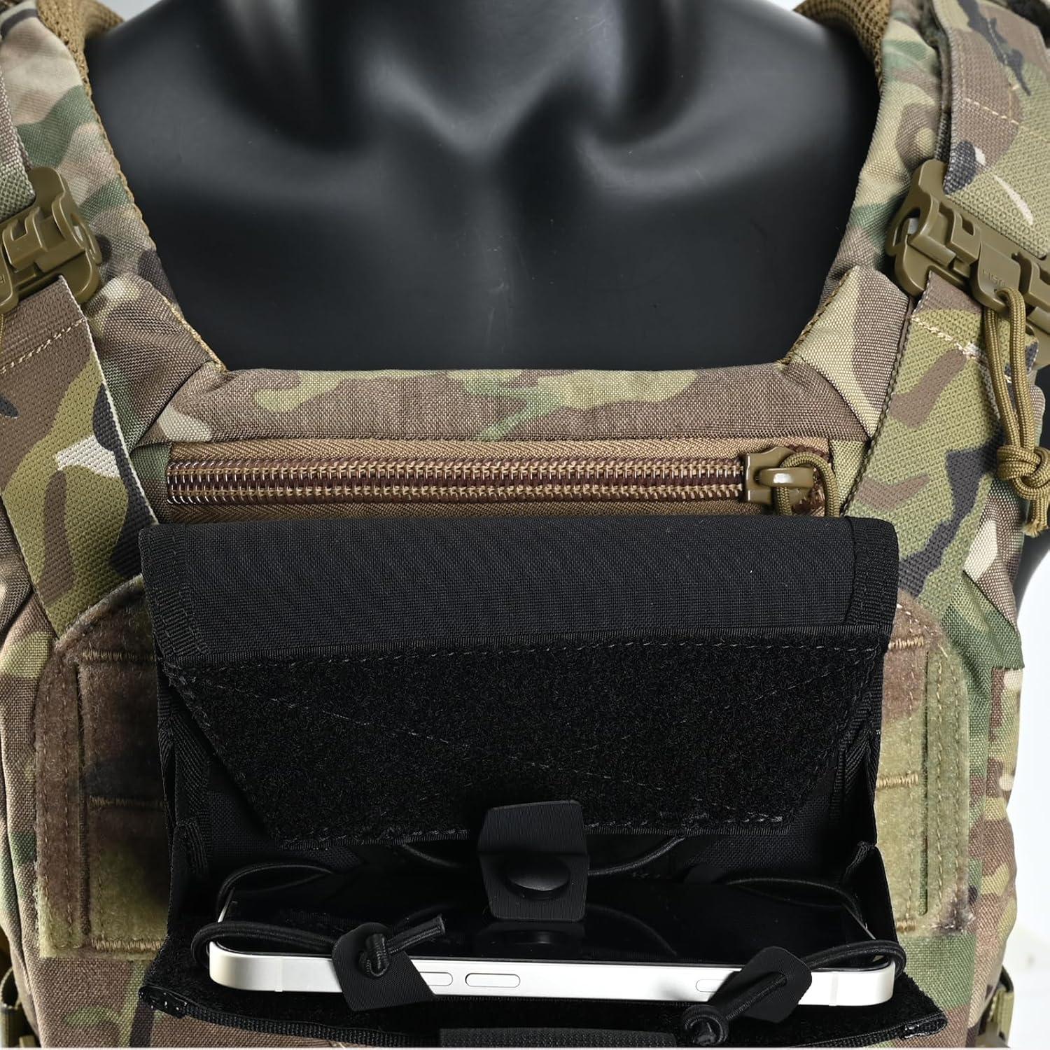 Chaleco Táctico SABADO TW-P122 Soporte Teléfono 4.7-6.7"