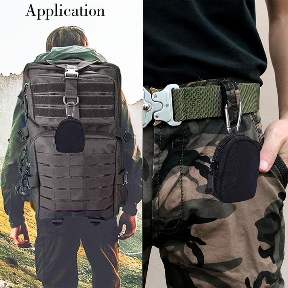 Paquete de 2 Monederos Tácticos Imeisuit Caqui Mini EDC