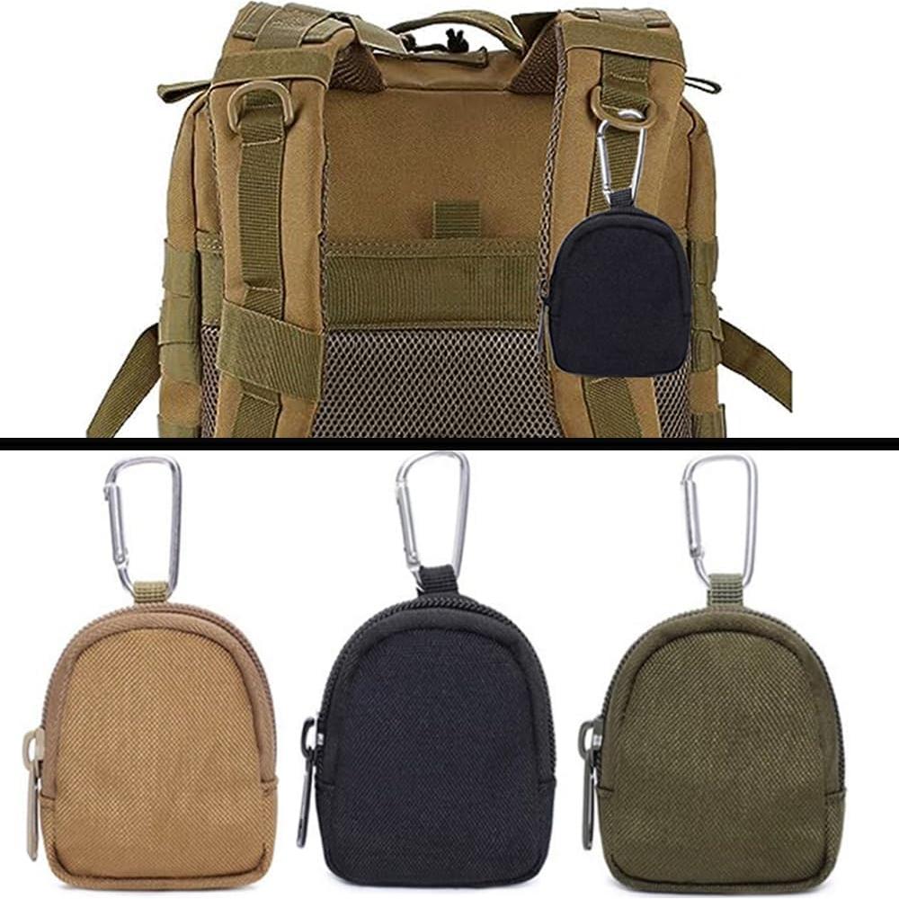 Paquete de 2 Monederos Tácticos Imeisuit Caqui Mini EDC