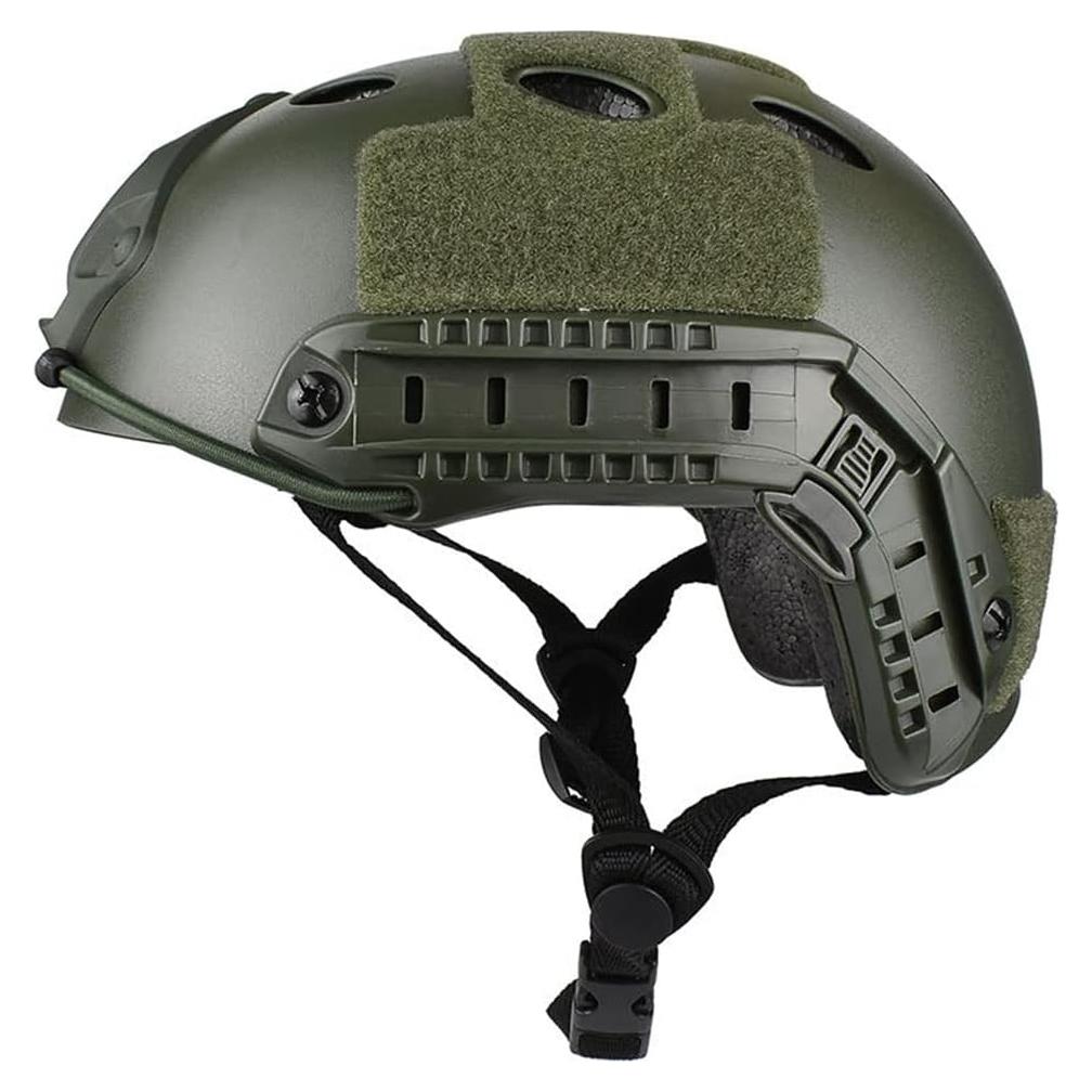 Casco Táctico CMAIR4U PJ Verde OD para Airsoft y Paintball