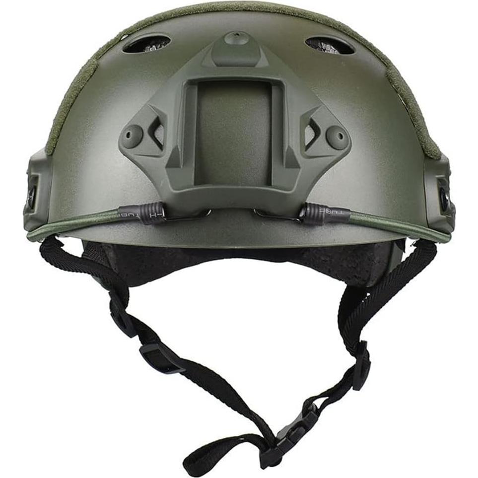 Casco Táctico CMAIR4U PJ Verde OD para Airsoft y Paintball