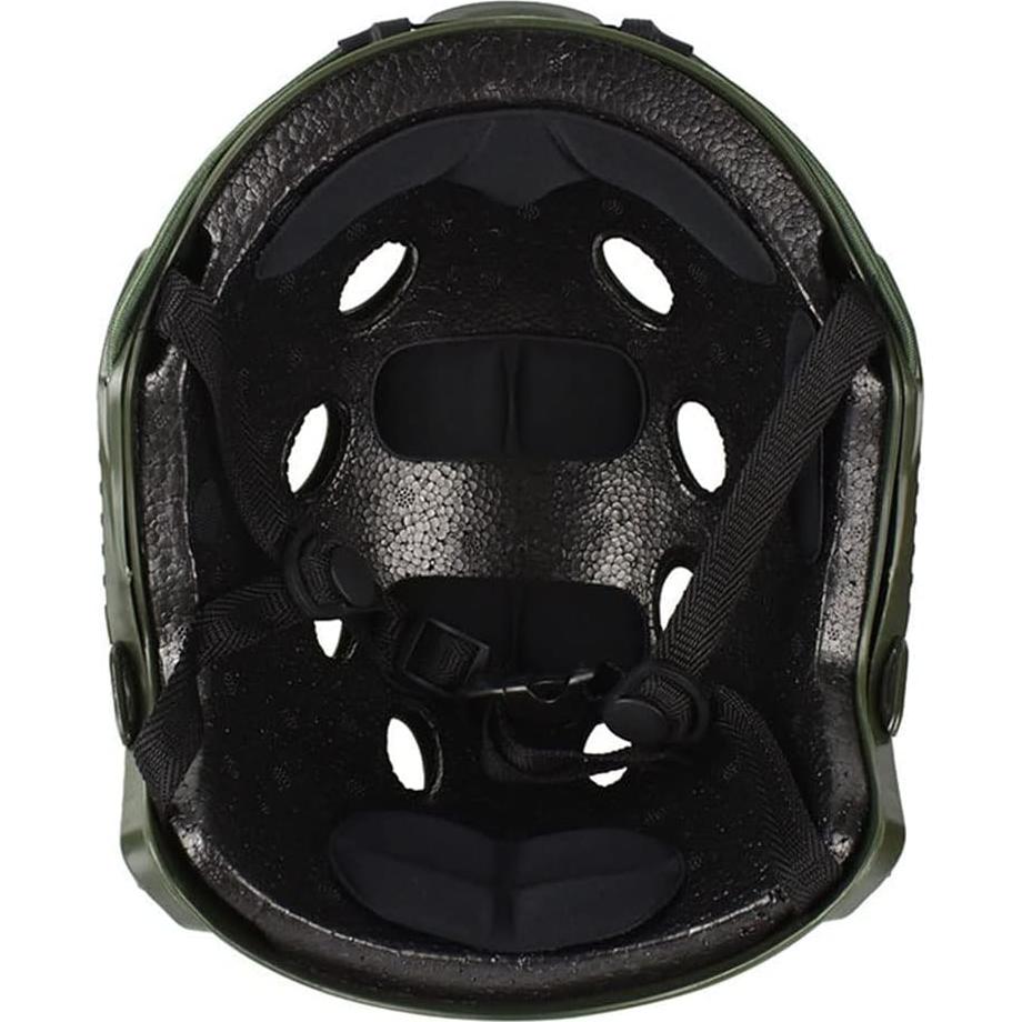 Casco Táctico CMAIR4U PJ Verde OD para Airsoft y Paintball