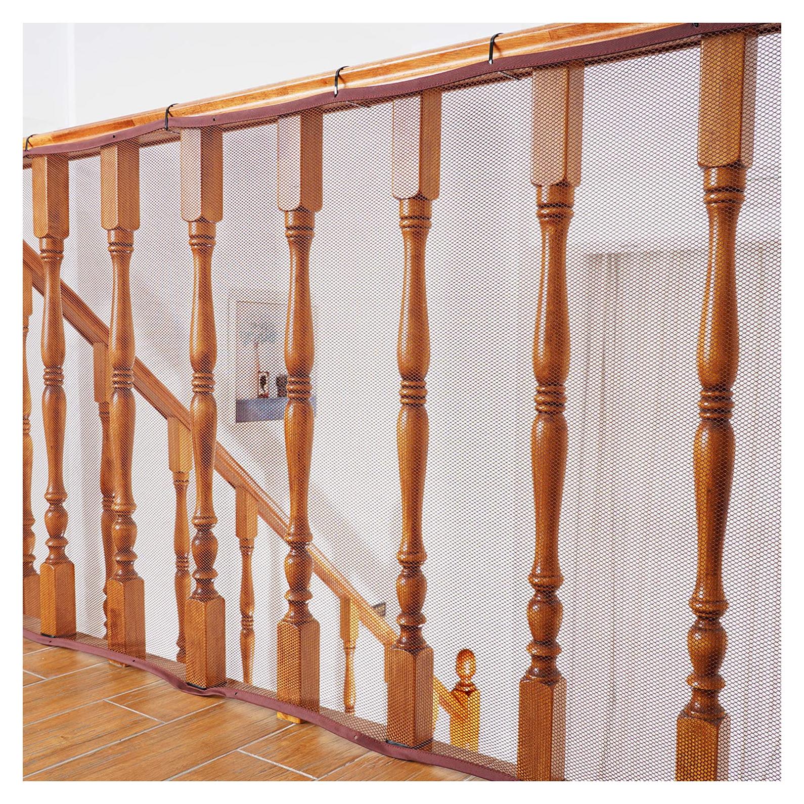 Red de Seguridad Infantil Minne Baby 3m x 0.9m Marrón