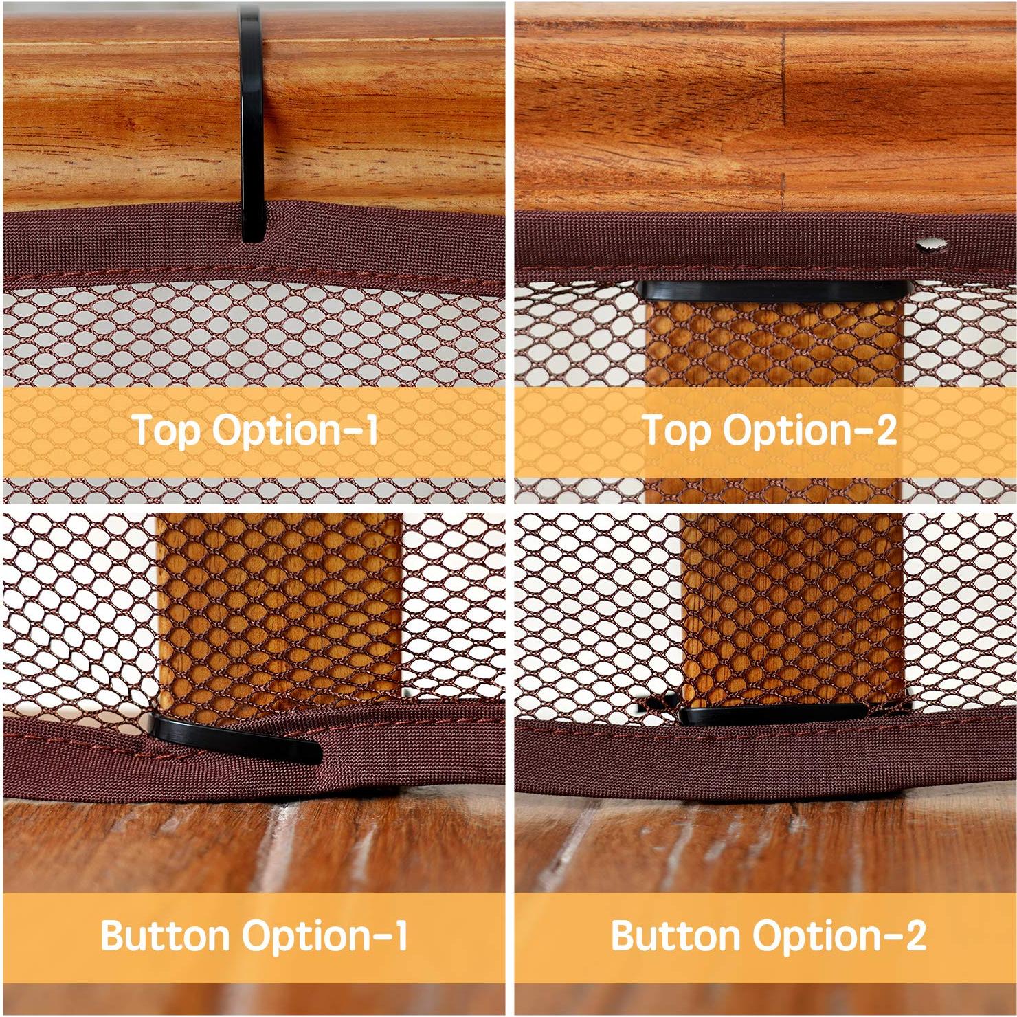 Red de Seguridad Infantil Minne Baby 3m x 0.9m Marrón