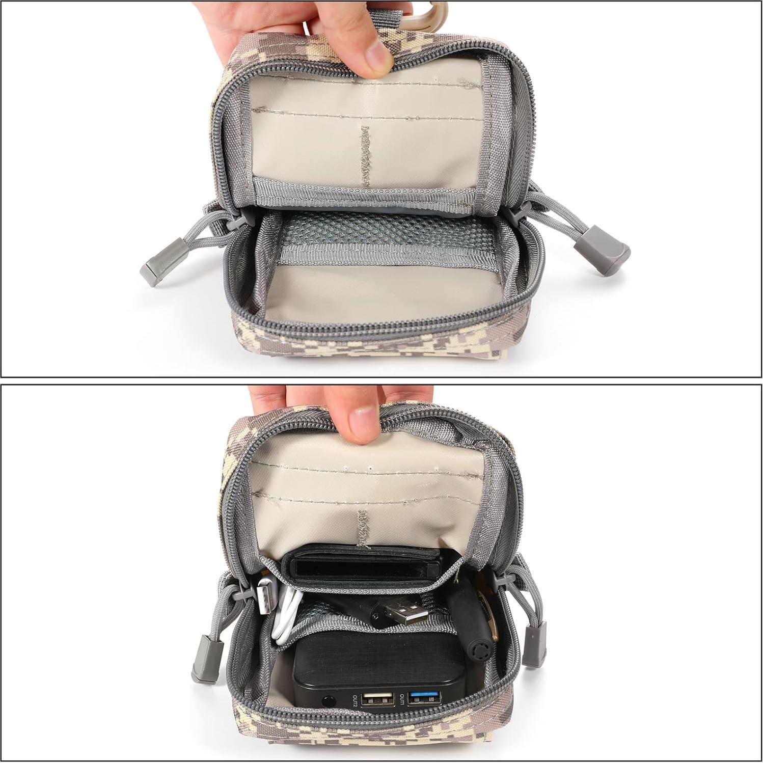 Bolsa táctica Molle SOWHUP para celular EDC 10.4x19x3.8cm