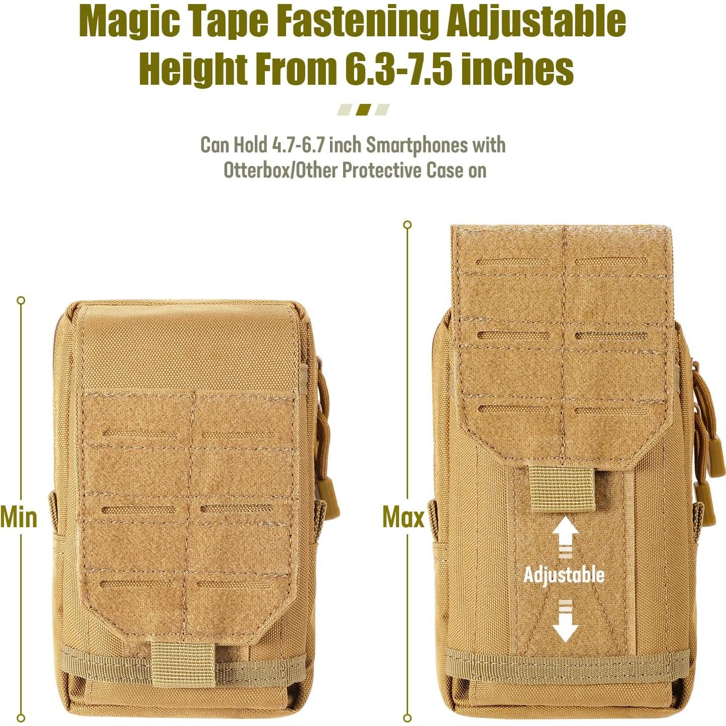 Bolsa táctica Molle SOWHUP para celular EDC 10.4x19x3.8cm