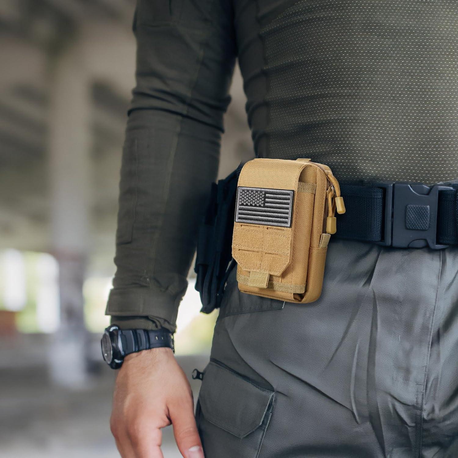 Bolsa táctica Molle SOWHUP para celular EDC 10.4x19x3.8cm