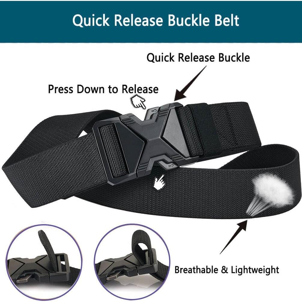 Cinturón elástico LionVII Heavy Duty 1.5" para hombres