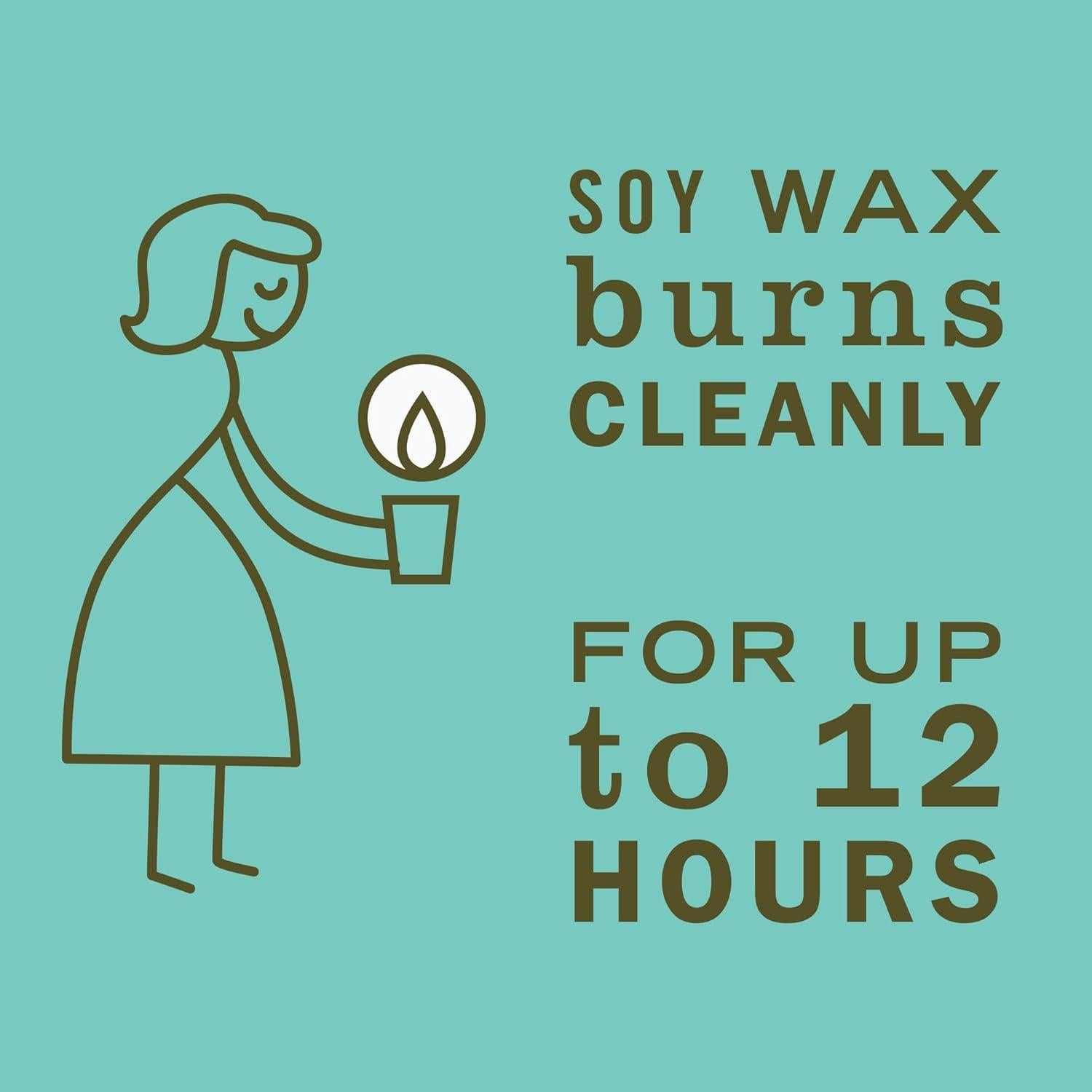 Vela de Soja Mrs. Meyer's Albahaca 82 g - 12 Horas de Quema