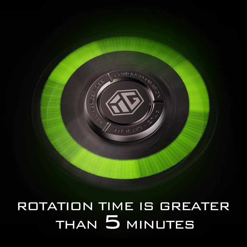 Fidget Spinners, Fidget Spinner Gifts for Adults and Kids, Stress Anxiety ADHD Relief Figets Toy, Metal Finger Hand Spinner Toys with Luminous Light, Spinner Absorb Solar Light Then Release in Dark