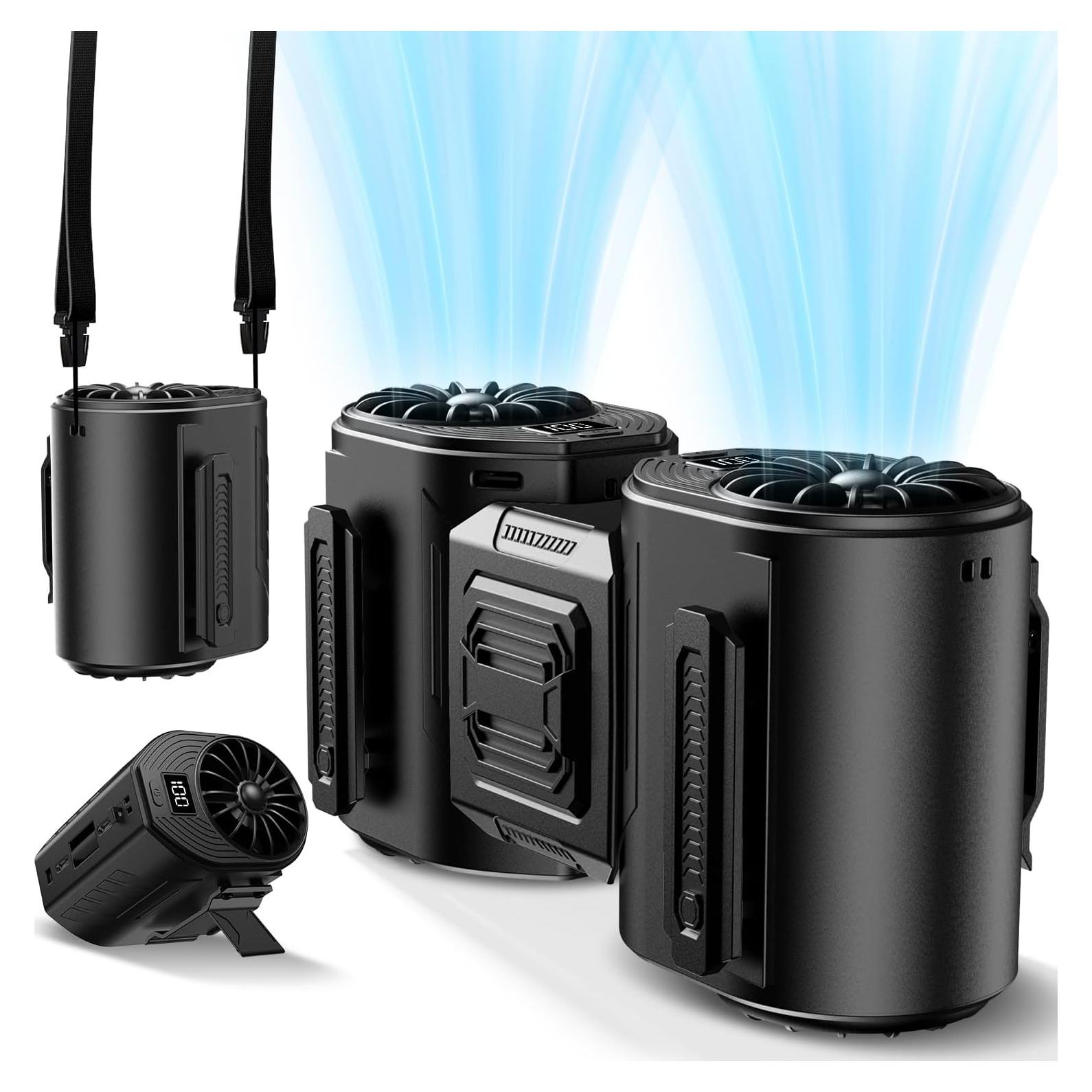 Ventilador Portátil Recargable Andwing D25 5 Velocidades 10000mAh