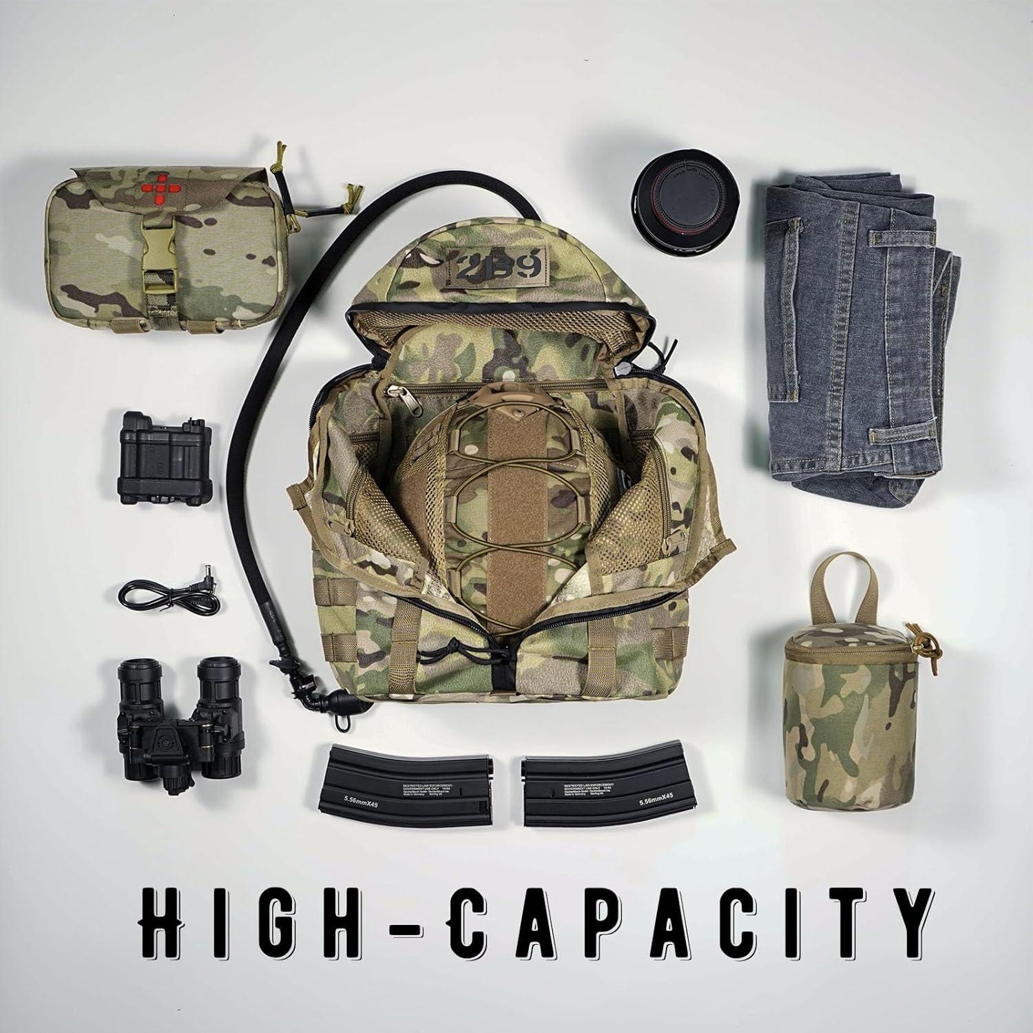 Mochila Táctica Warrior Assault 20L para Casco y Equipo