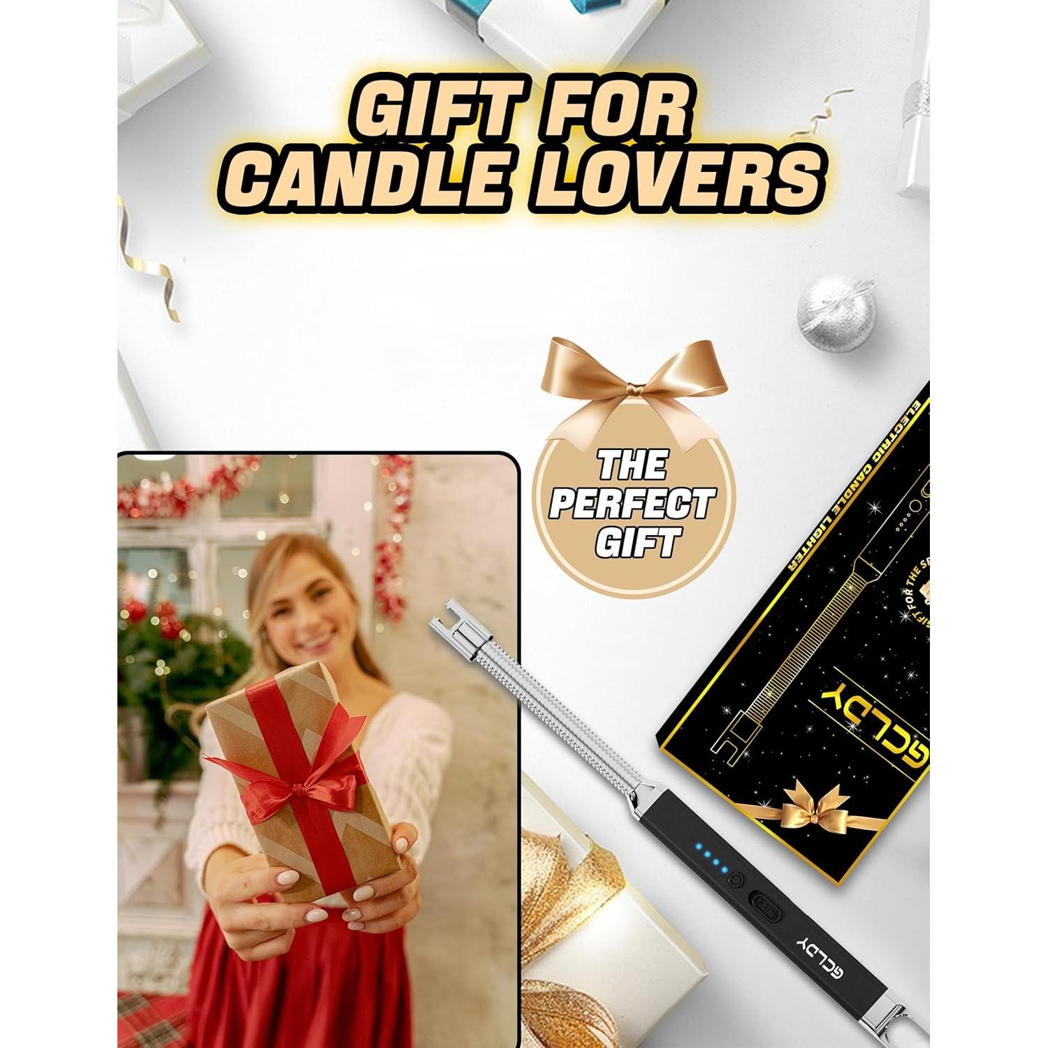 Encendedor Eléctrico Recargable USB Gcldy para Velas y BBQ