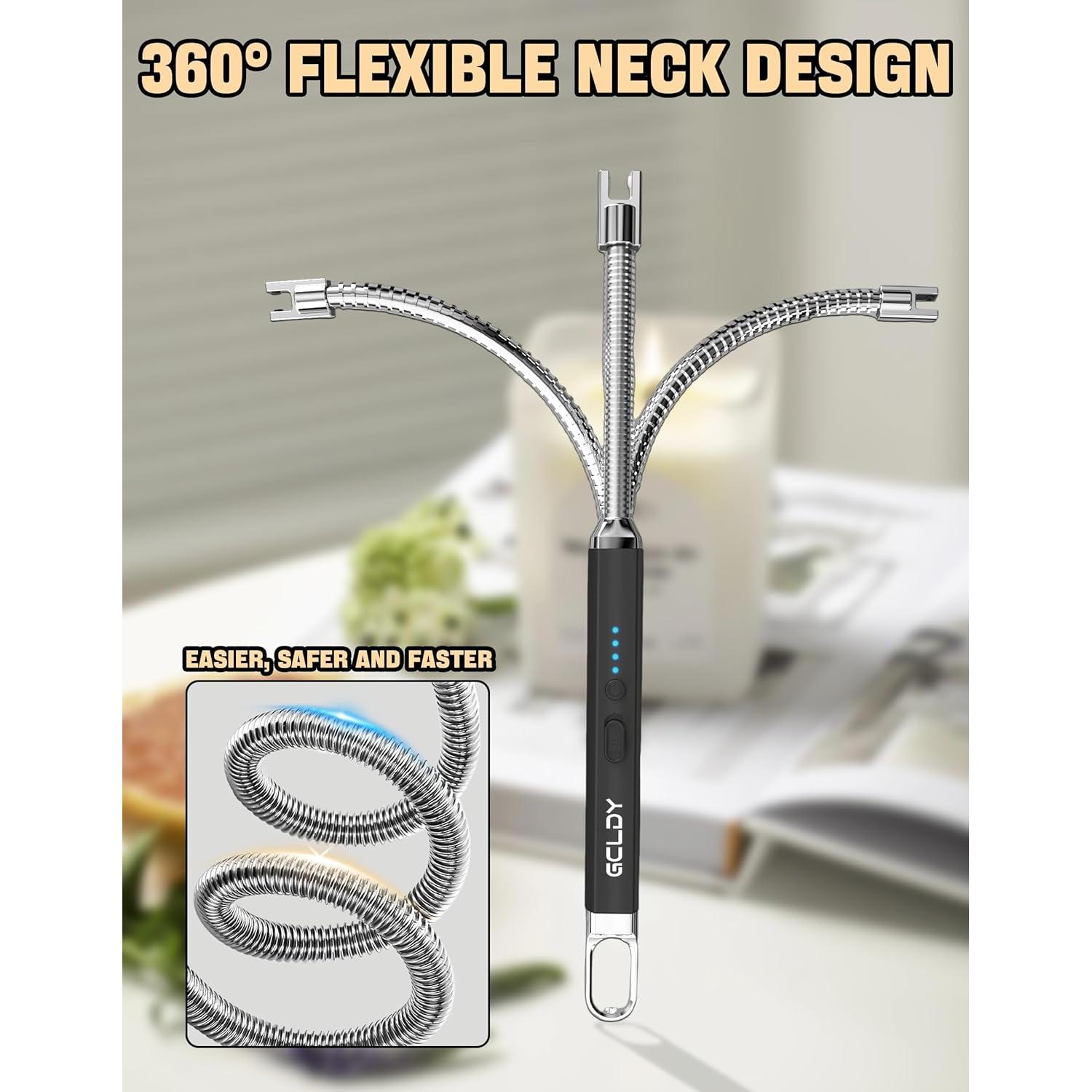 Encendedor Eléctrico Recargable USB Gcldy para Velas y BBQ