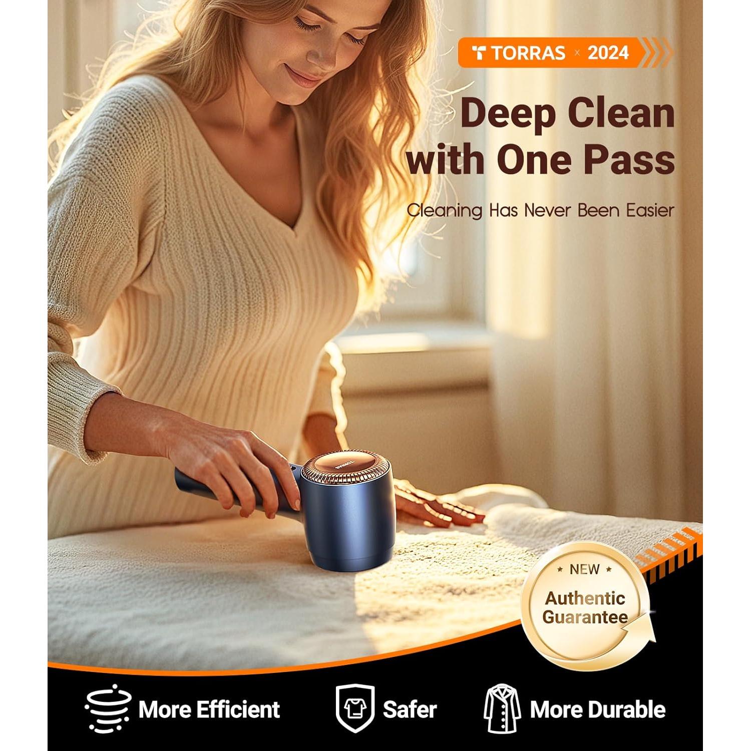 Quitapelusas Eléctrico TORRAS Neaty Recargable 3 Modos Azul