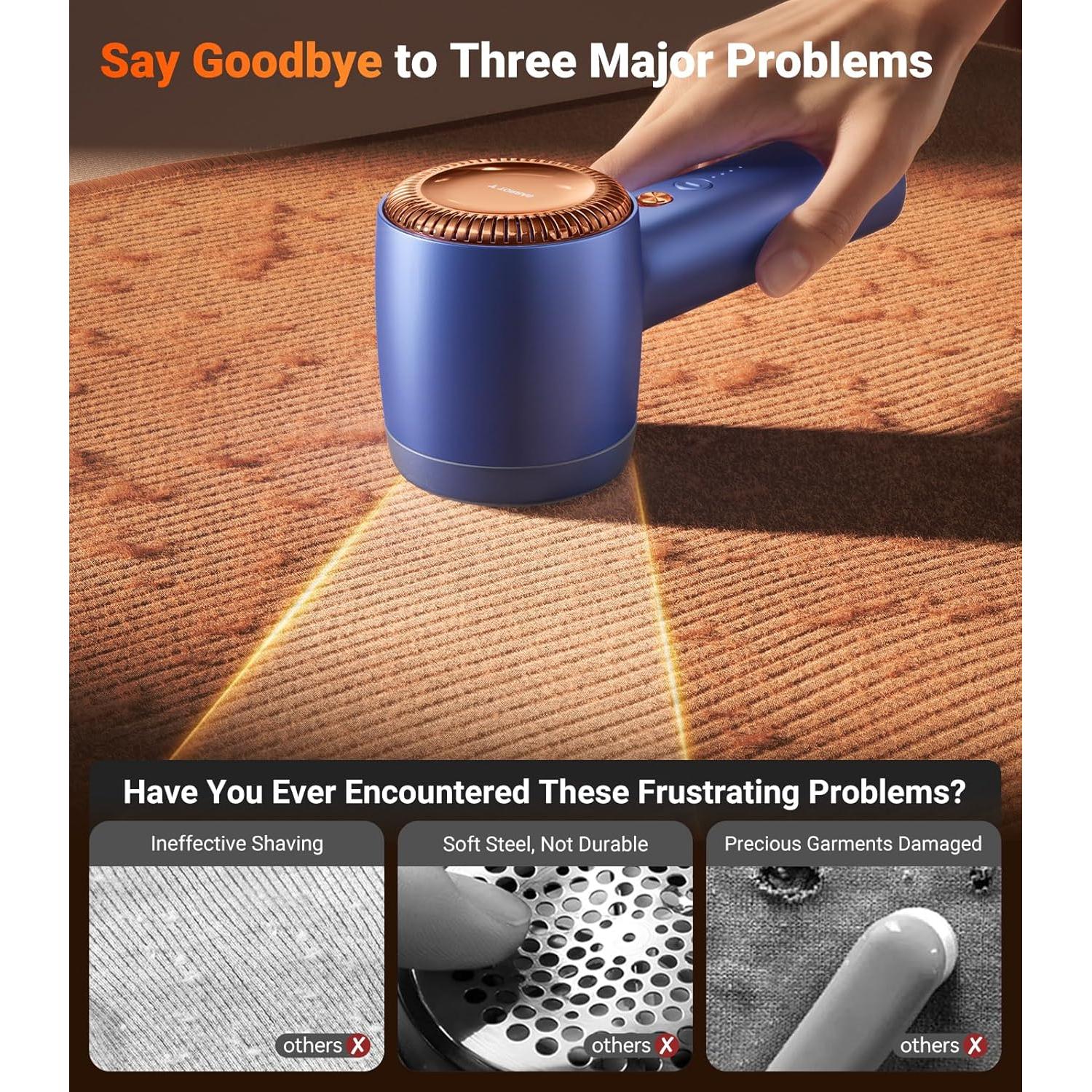 Quitapelusas Eléctrico TORRAS Neaty Recargable 3 Modos Azul