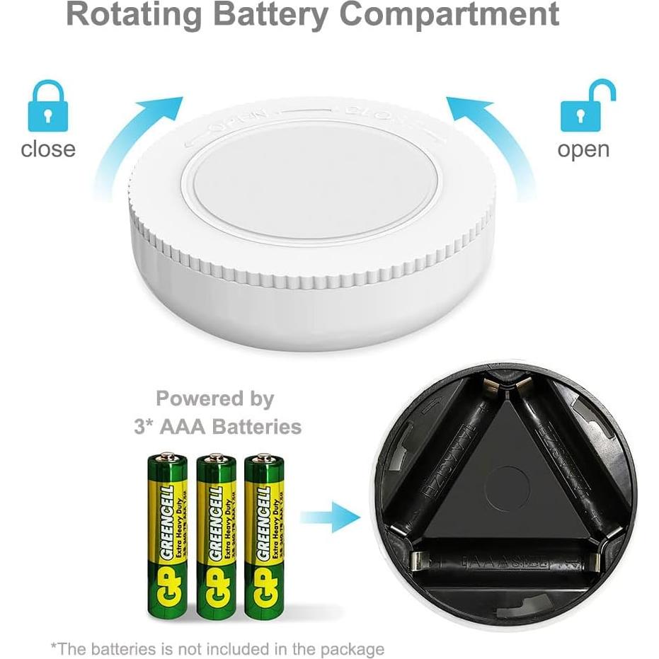 Luz Táctil LED Portátil VICOX - Paquete de 6, 50 Lúmenes