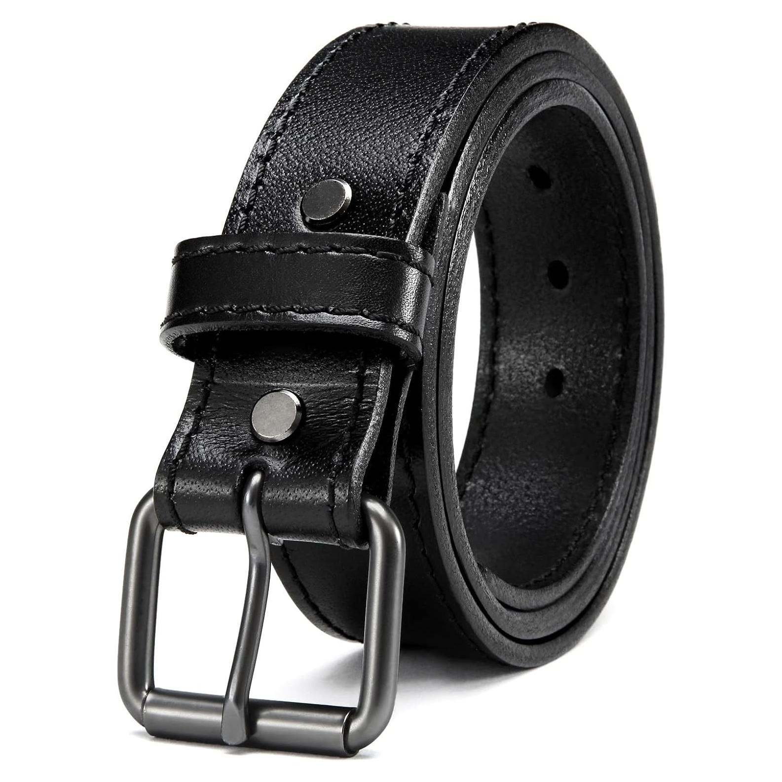 Cinturón de Cuero para Hombres YOETEY - Ajustable y Duradero