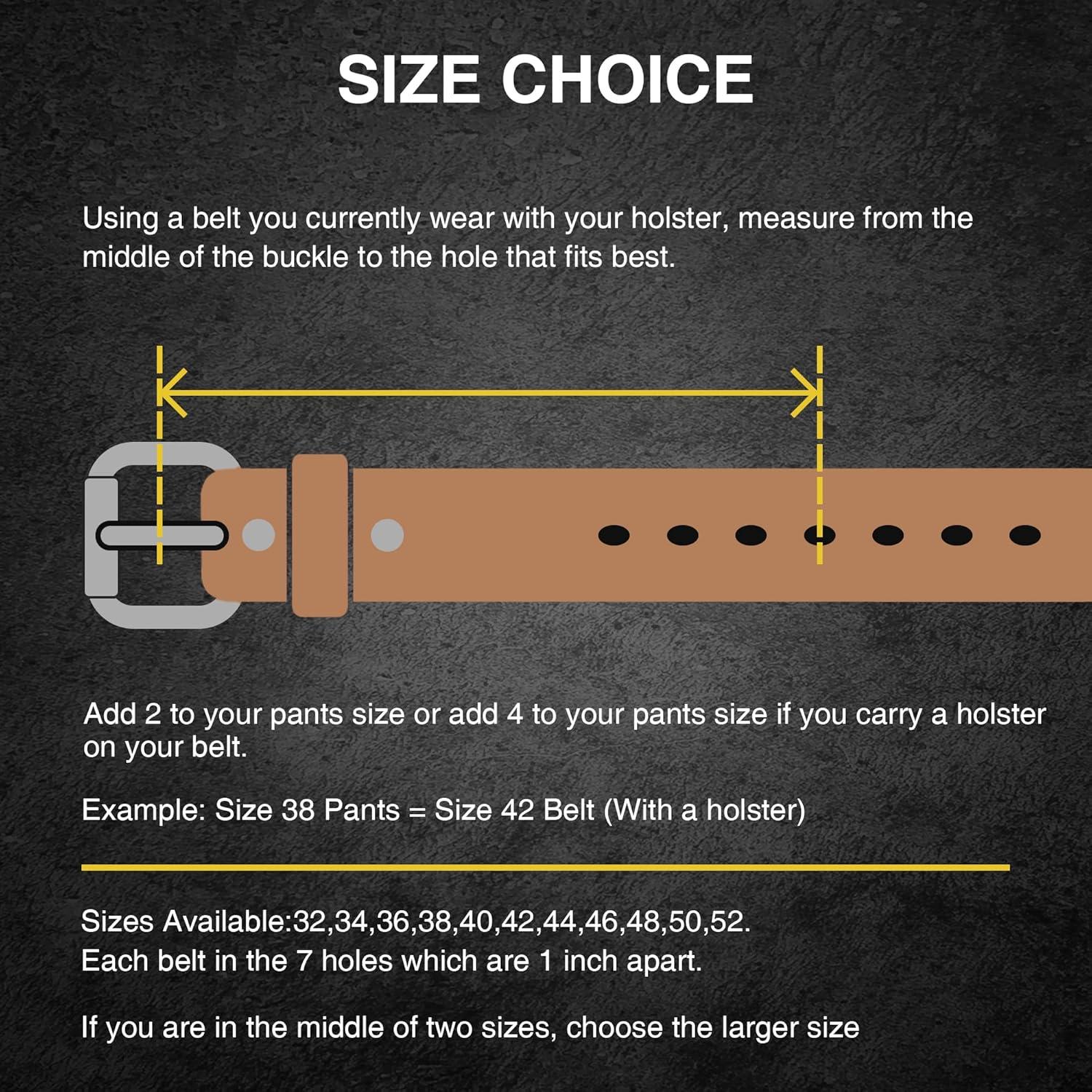 Cinturón de Cuero para Hombres YOETEY - Ajustable y Duradero