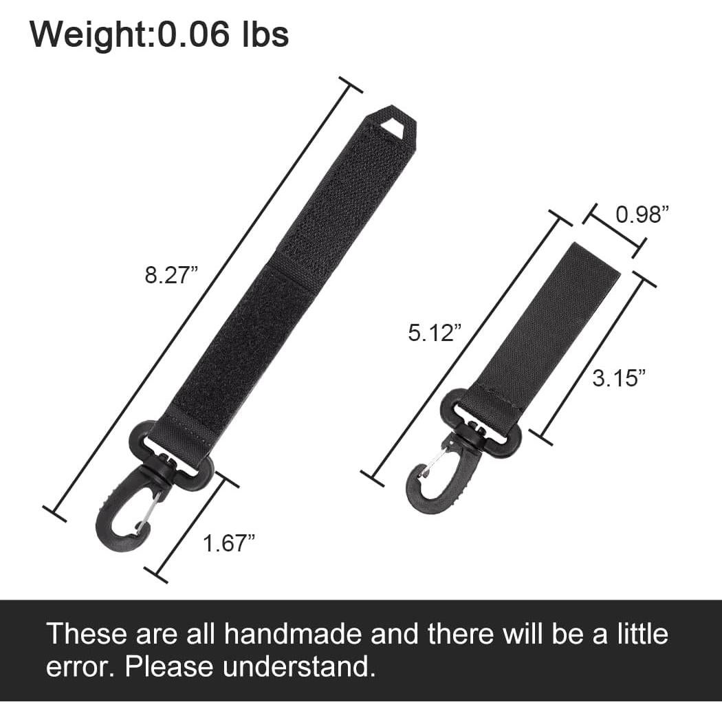 Clip Táctico TOPTACPRO TP8903 Nylon Negro EDC MOLLE