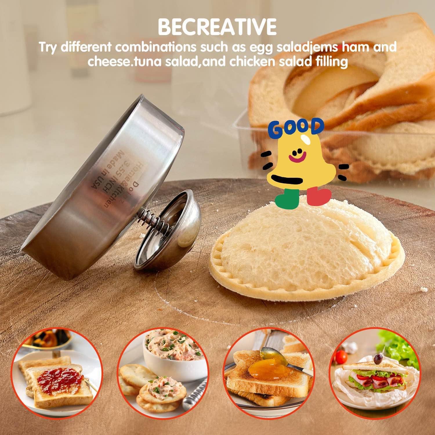 Cortador y Sellador de Sándwiches Doiaz Acero Inoxidable 9 cm